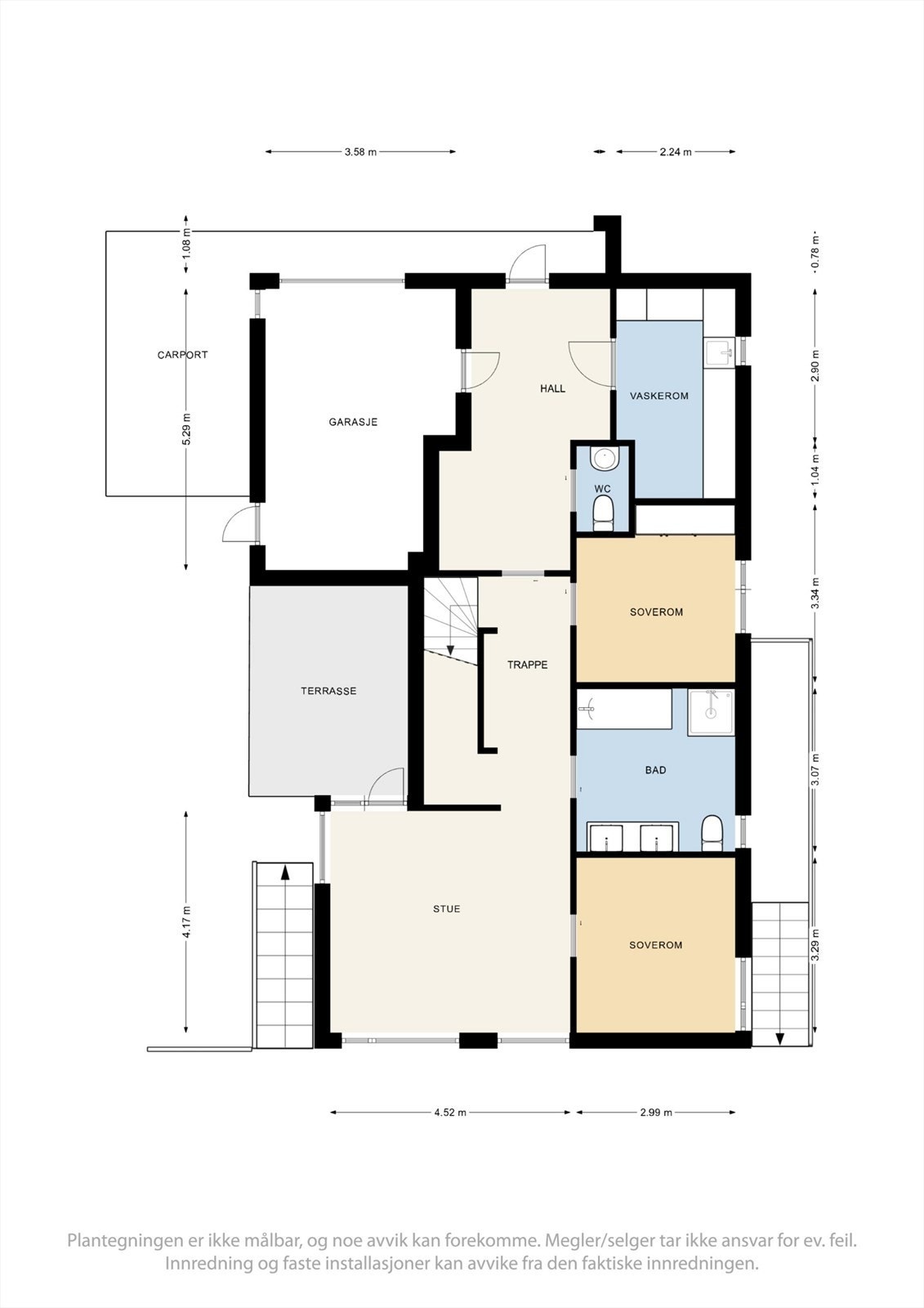 Plantegning 1. etasje. Galleribilde