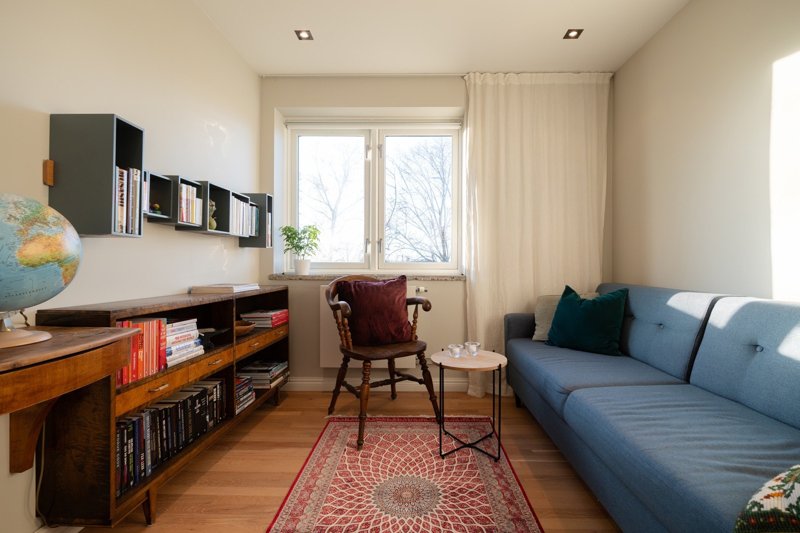 Med to soverom egner det ene seg ypperlig for gjesteværelse, barnerom eller hjemmekontor. Galleribilde