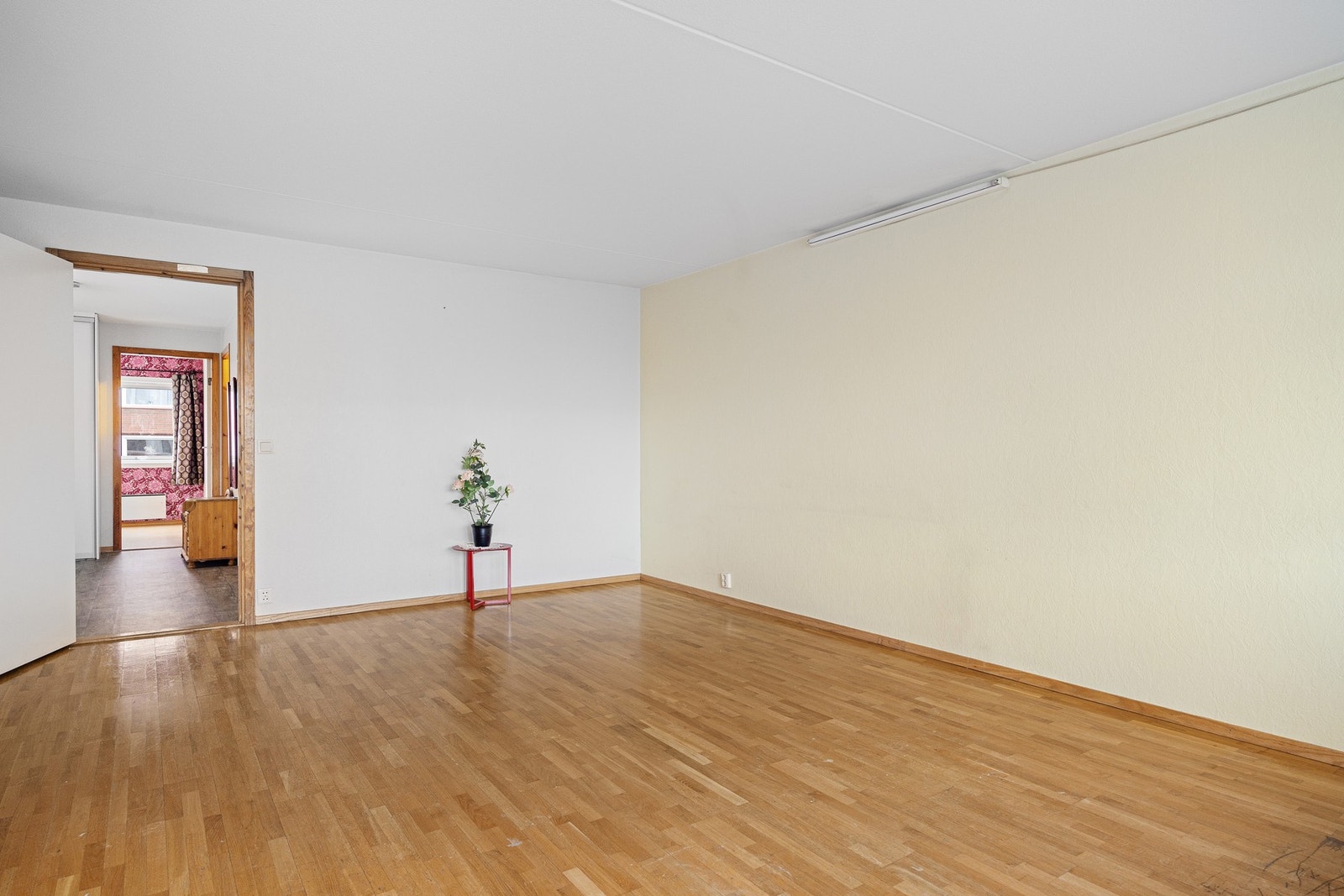 Parkett på gulv. Galleribilde