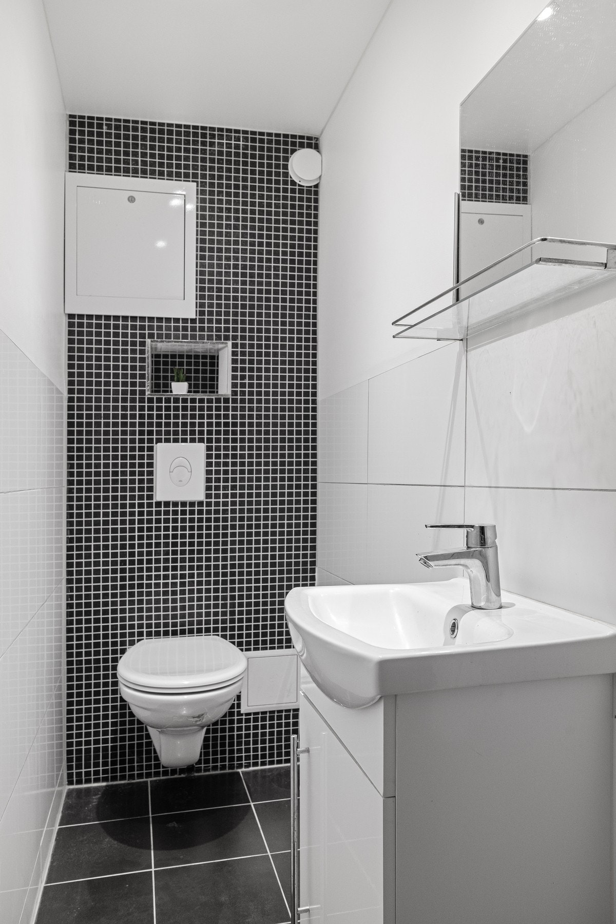 Praktisk toalettrom. Galleribilde