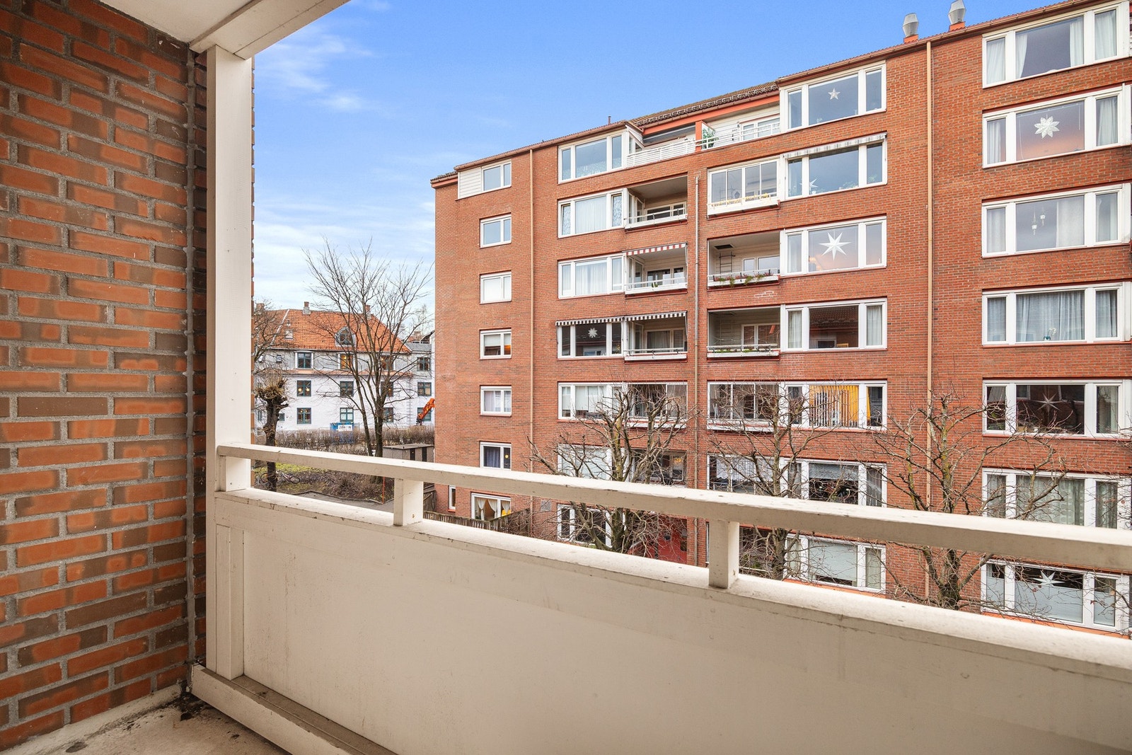 Koselig nordøstvendt balkong på 3 kvm. Galleribilde