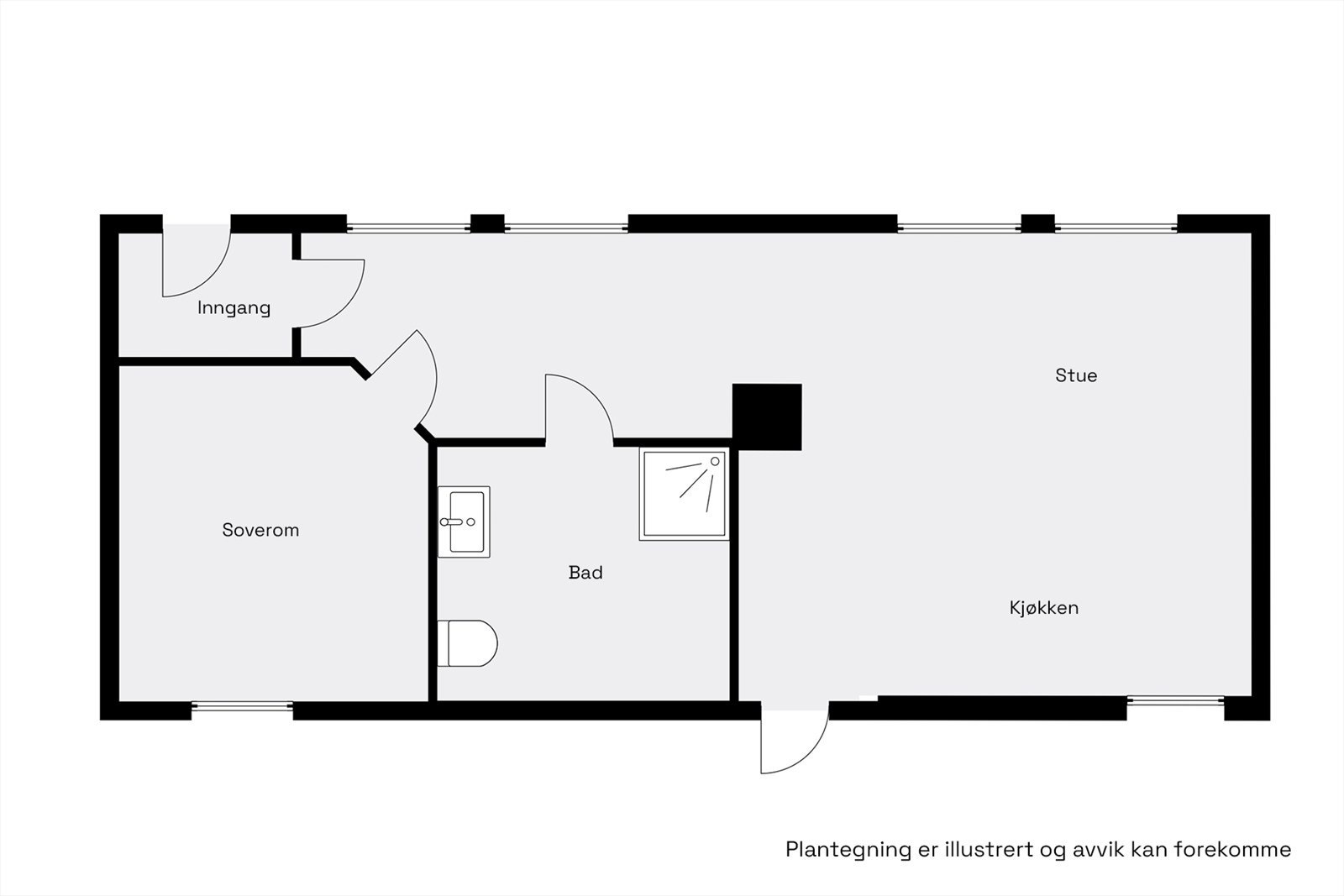 Planskisse Galleribilde