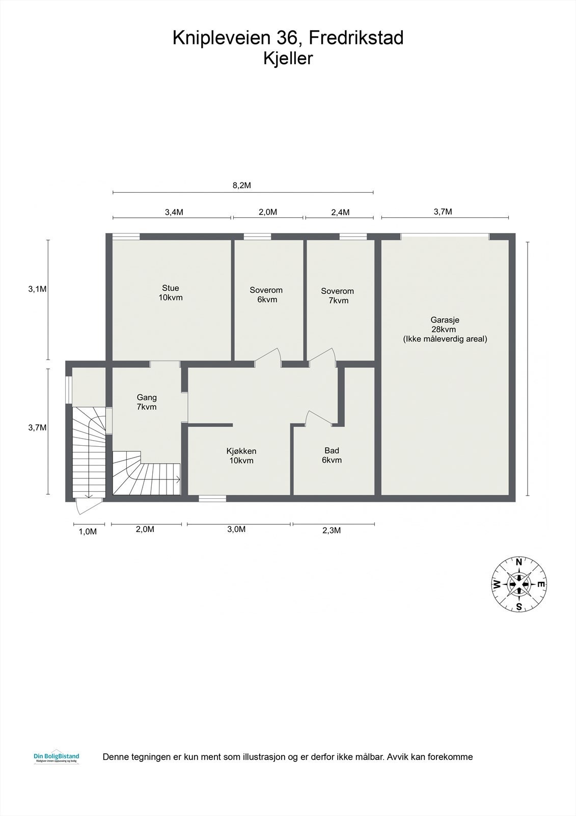 Plantegning, kjelleretasje Galleribilde