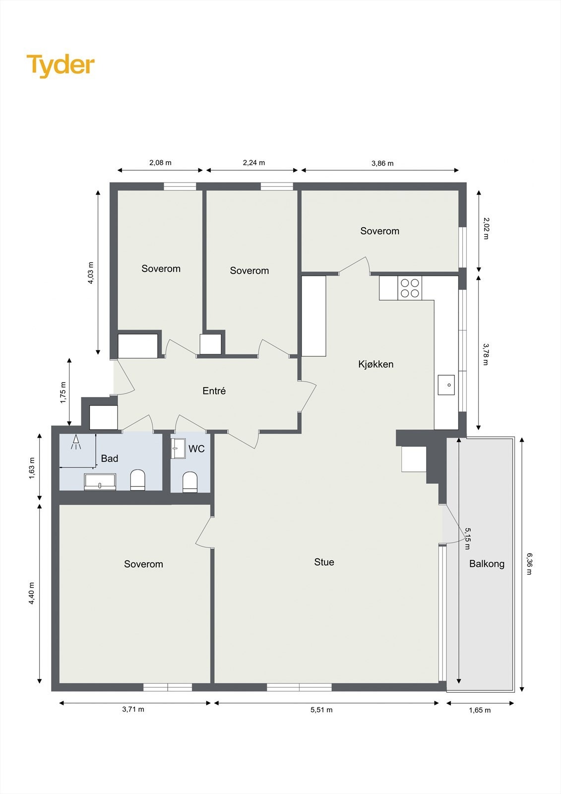 Plantegning Galleribilde