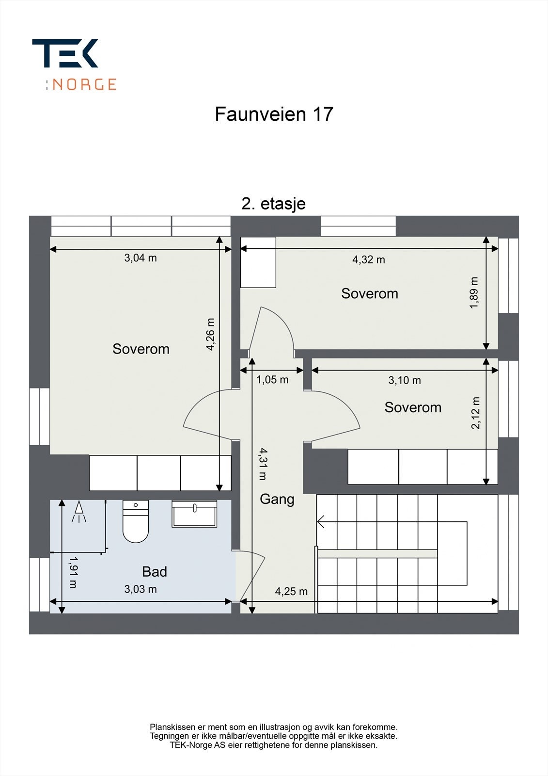 Plantegning 2. etasje. Galleribilde