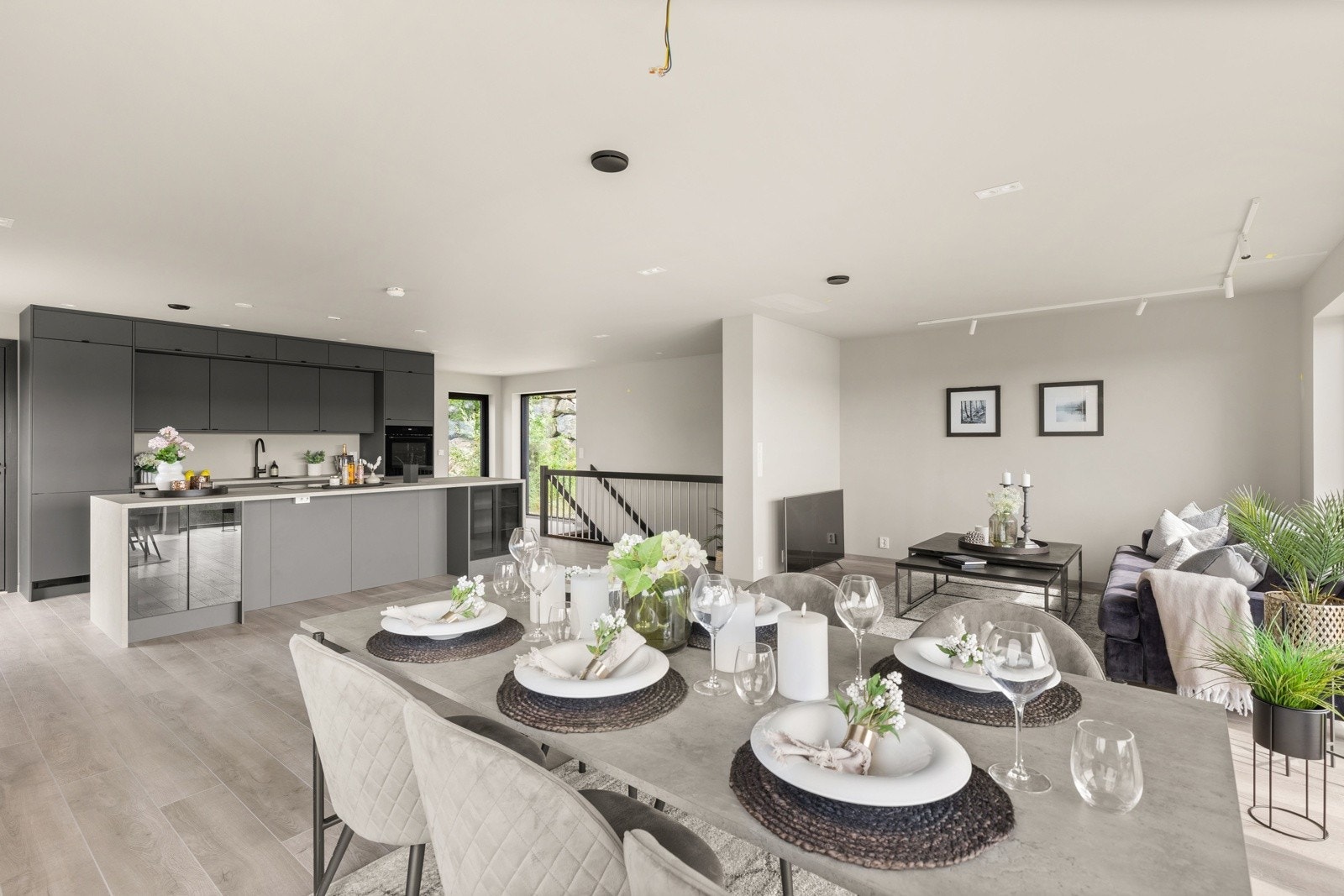 Stort sosialt oppholdsrom Galleribilde