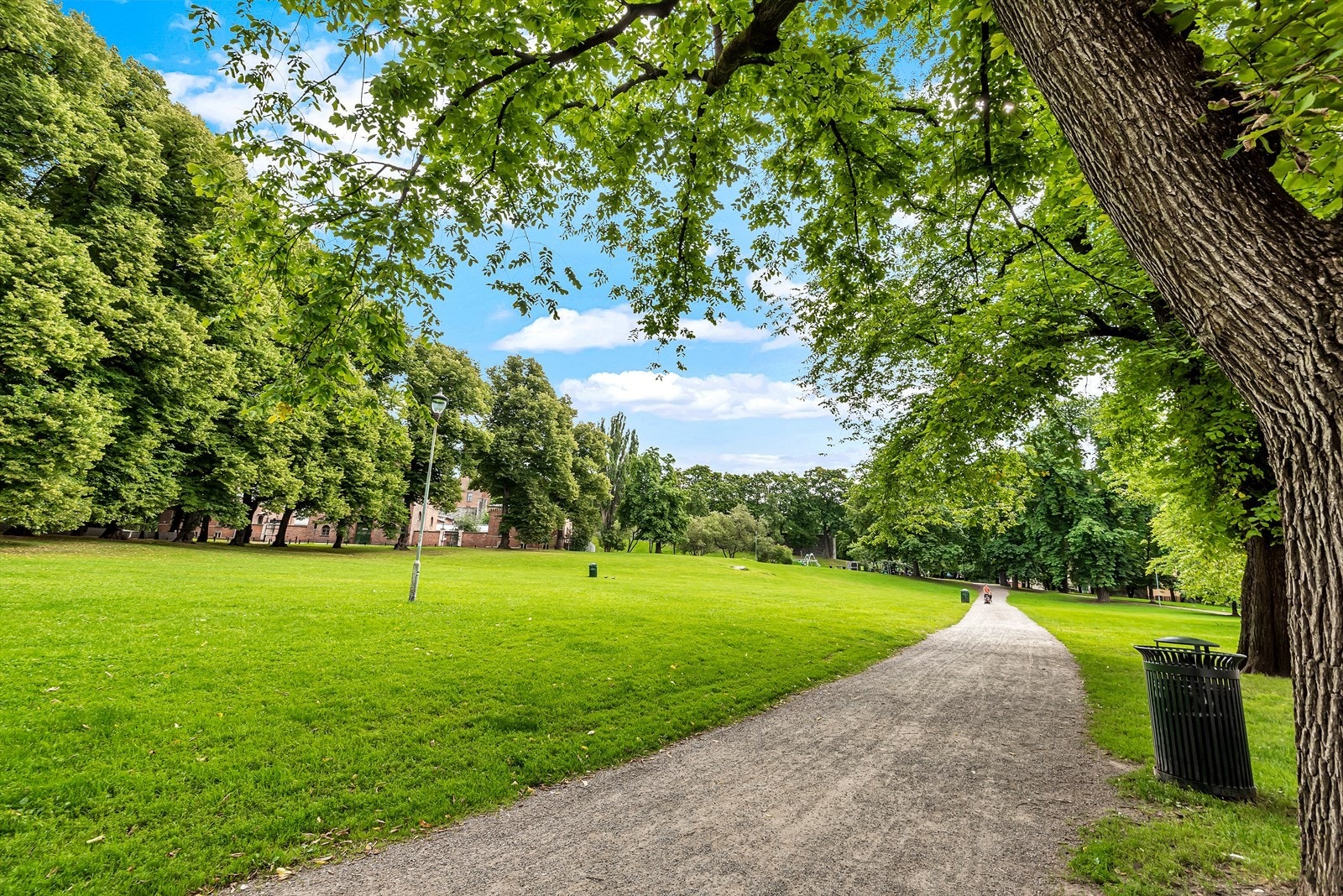 Det er gode tur- og rekreasjonsmuligheter i området. En kort spasertur unna ligger blant annet Ruinparken, Klosterenga, Middelalderparken og Botanisk Hage. Galleribilde