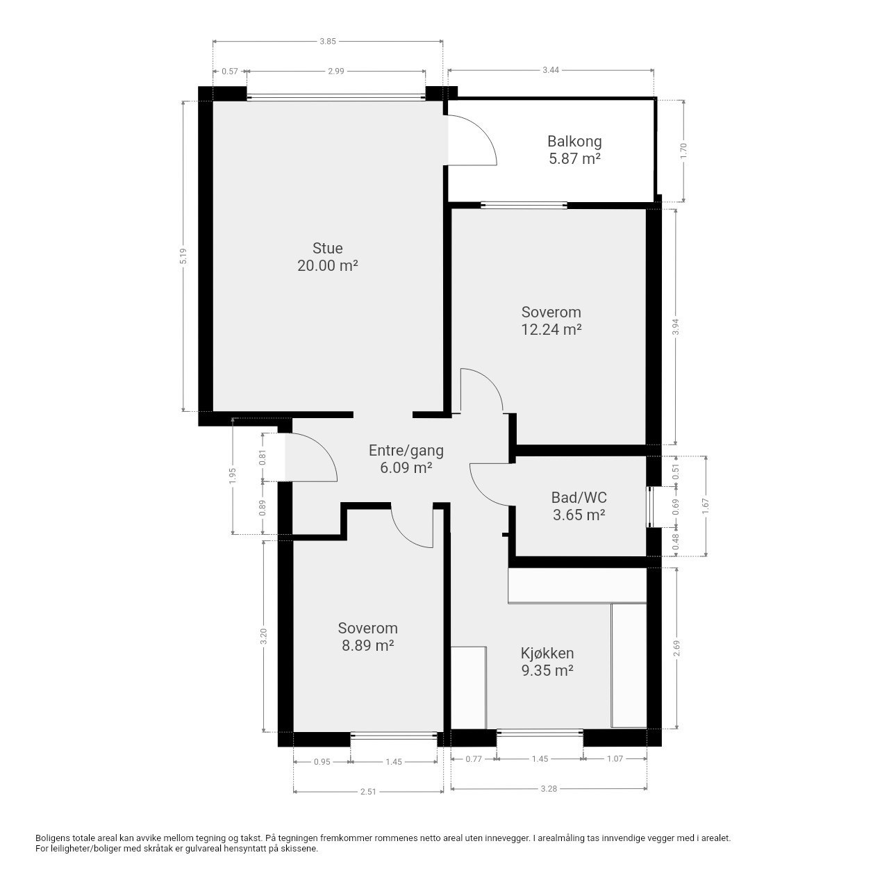 Plantegning. Galleribilde