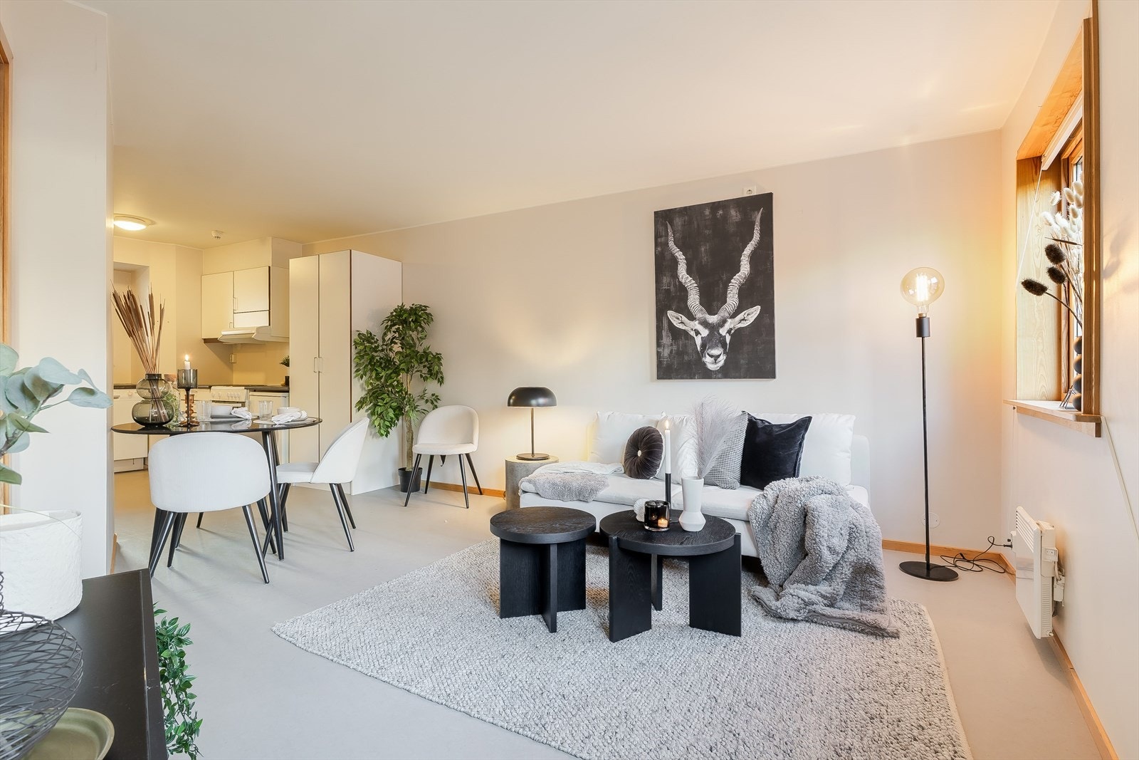 Greit med plass til møblering i stue Galleribilde