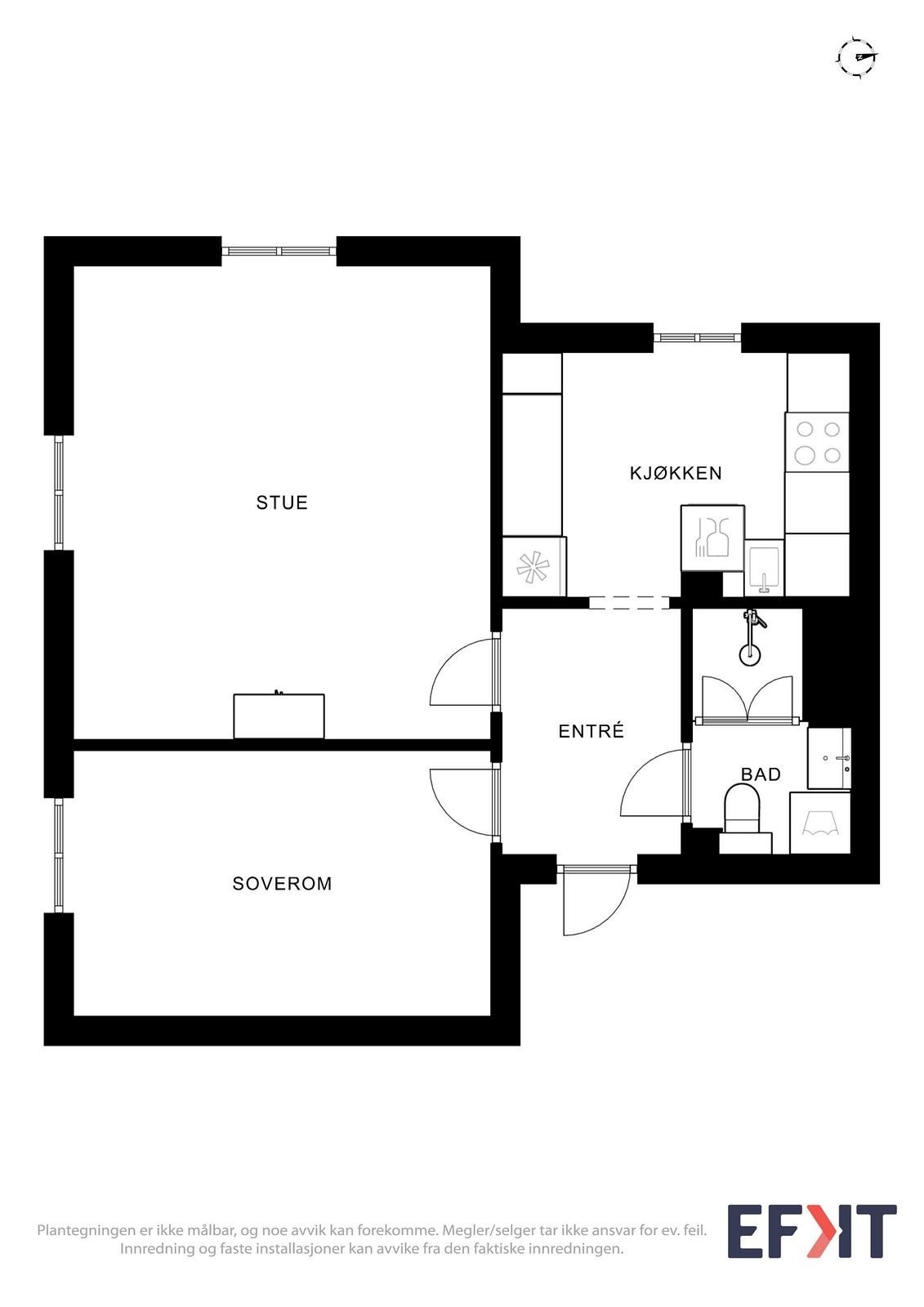 Plantegning Galleribilde
