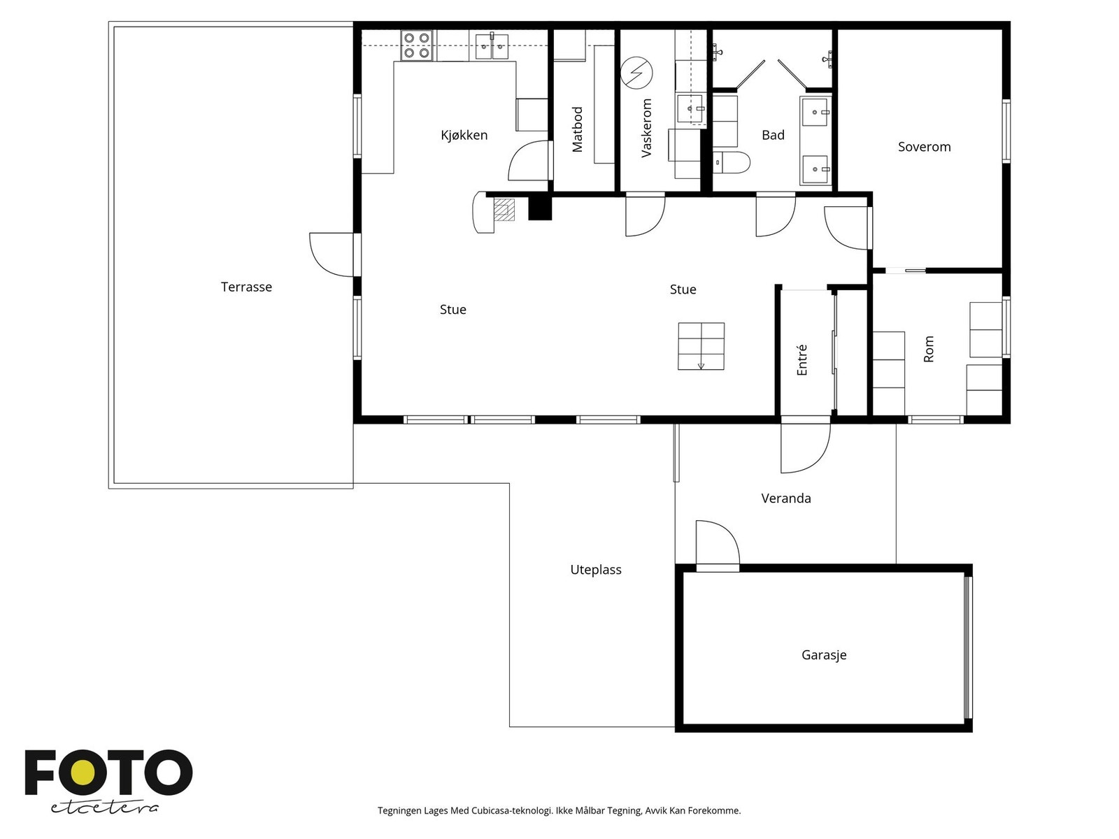 Plantegning 1 etasje Galleribilde