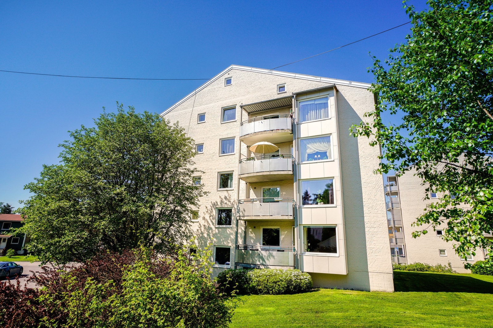 Borettslaget består av 570 andelsleiligheter. Galleribilde