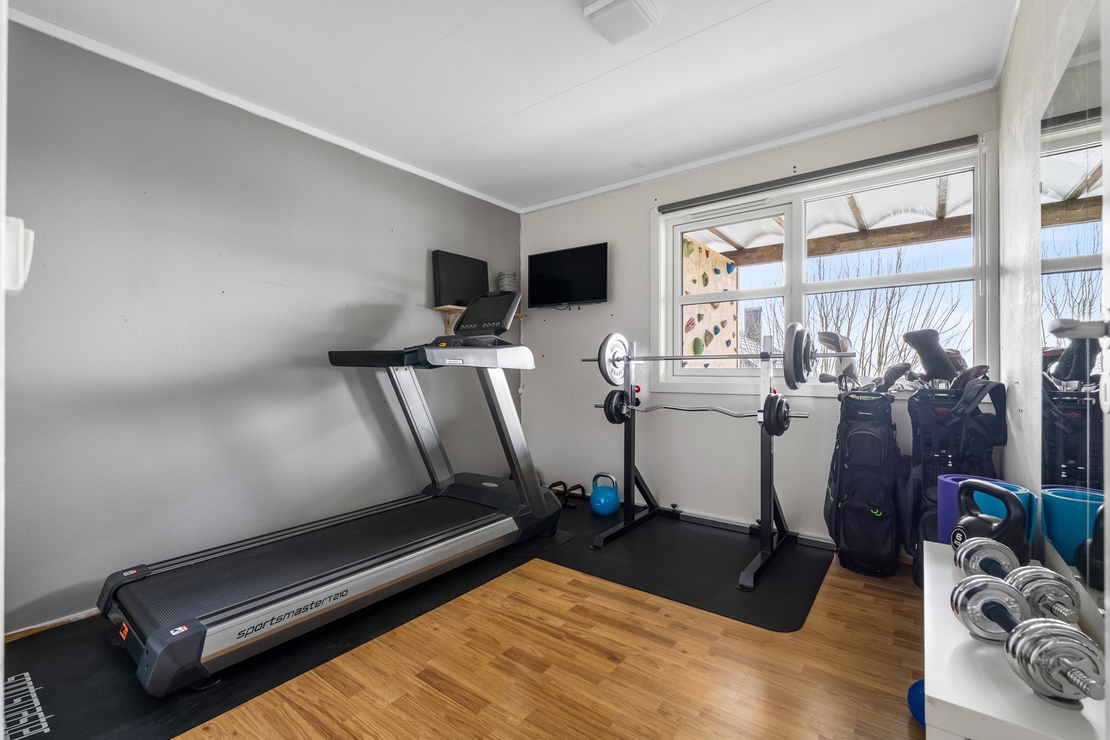 Soverom. Brukes i dag som treningsrom. Galleribilde