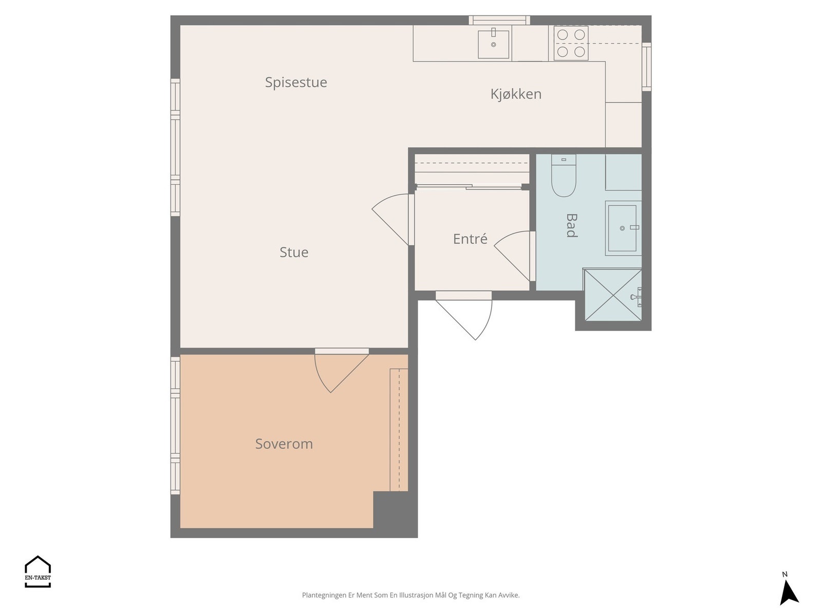 Plantegning Galleribilde