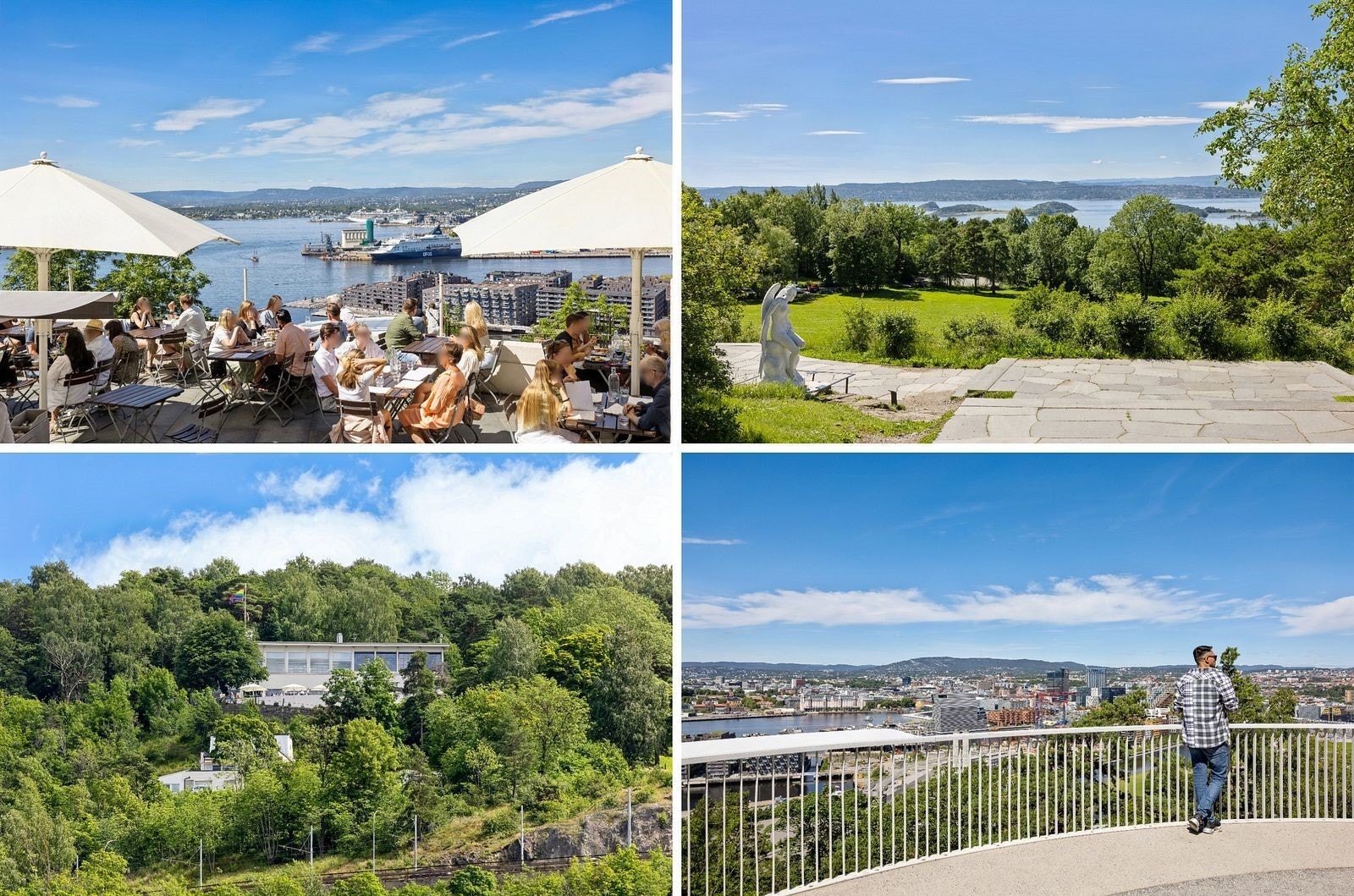 En fin spasertur tar deg til Ekeberg med fine turmuligheter, nydelige utsiktspunkter og Ekebergresauranten. Galleribilde