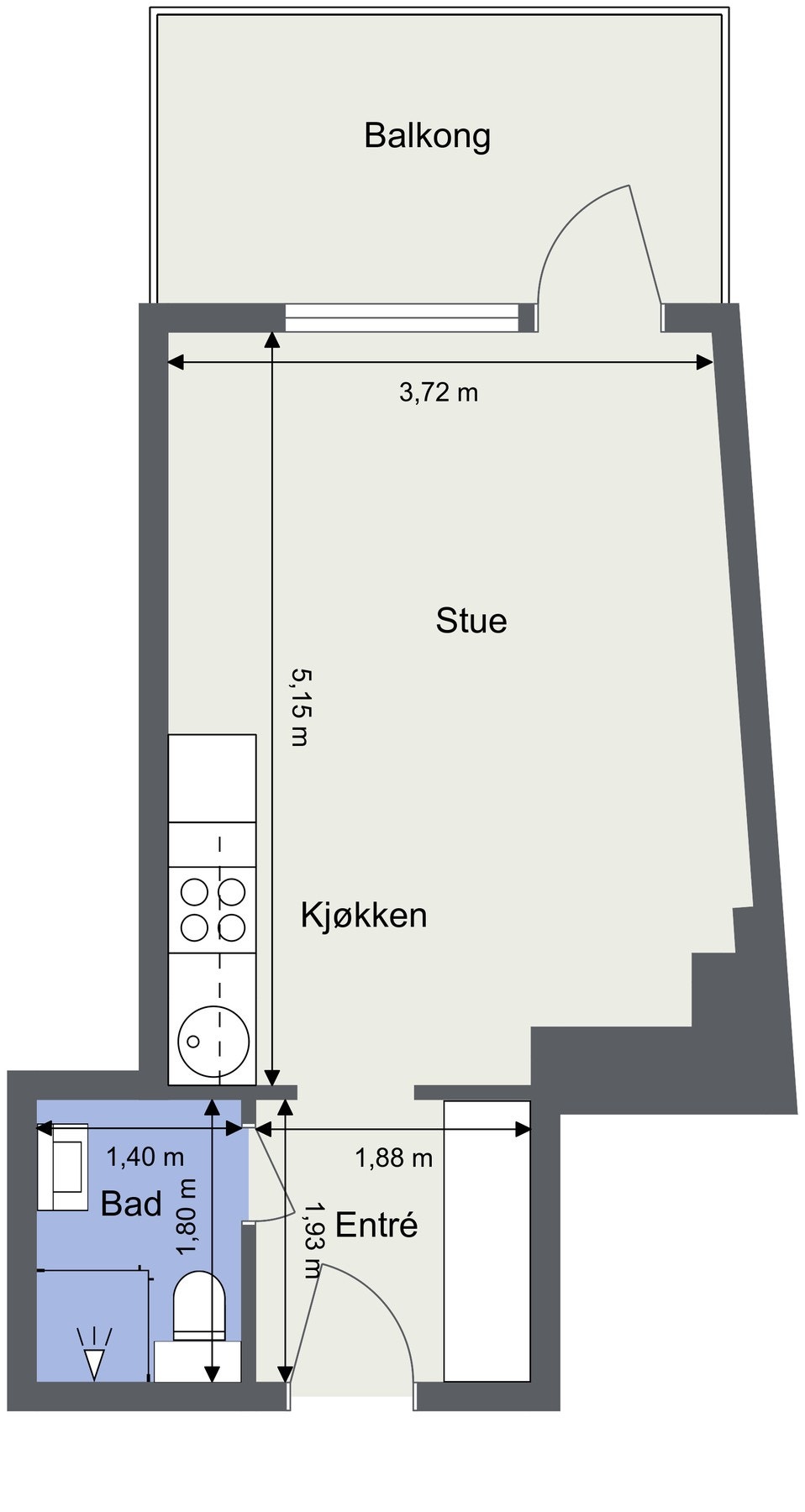 Plantegning Galleribilde