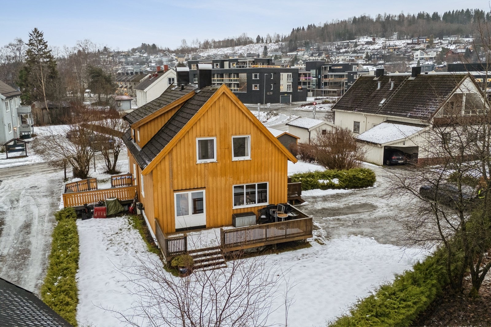 Eiendommen ligger sentralt til på Guldbergaunet Galleribilde