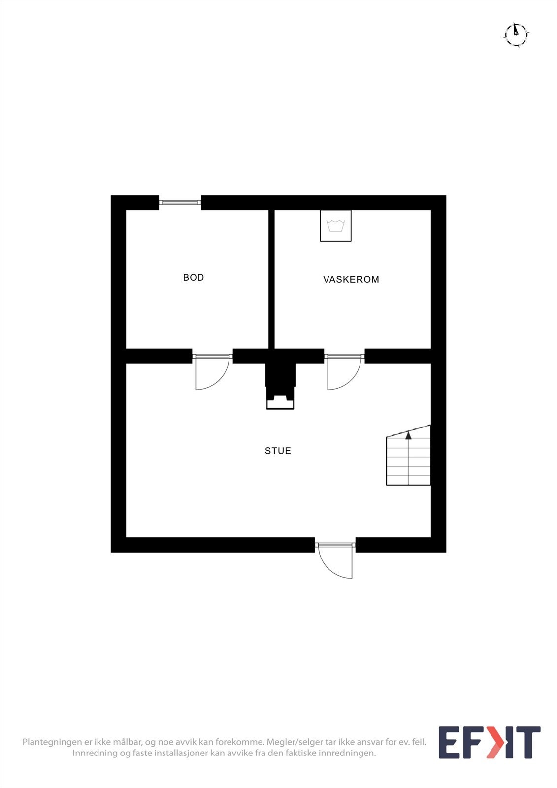 Plantegning kjeller Galleribilde