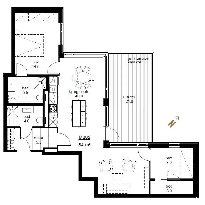 Plantegning Galleribilde