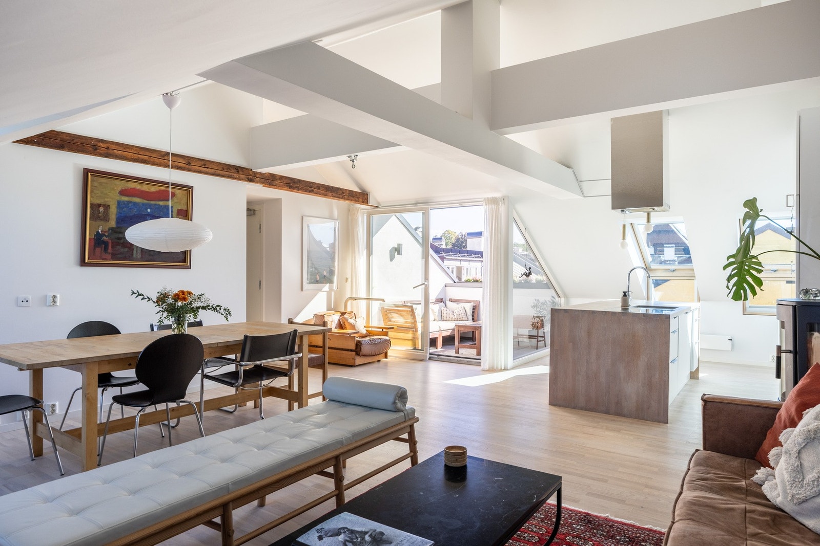 Praktisk planløsning som skaper en lun atmosfære. Galleribilde