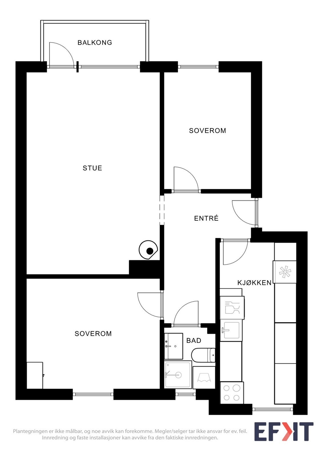 Plantegning Galleribilde