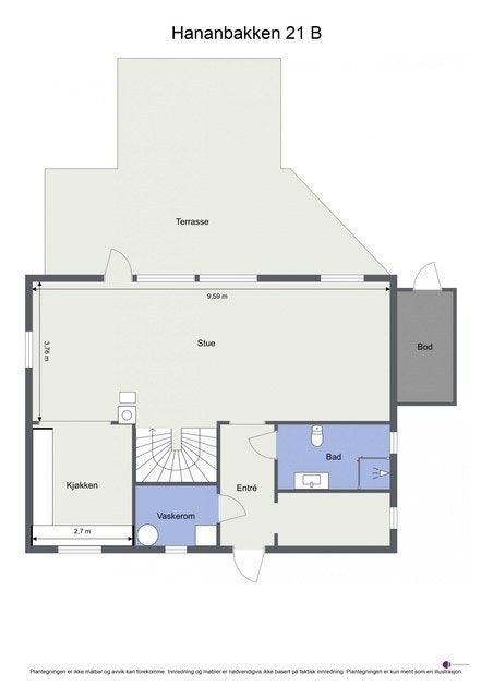 Plantegning 1.etasje. Galleribilde