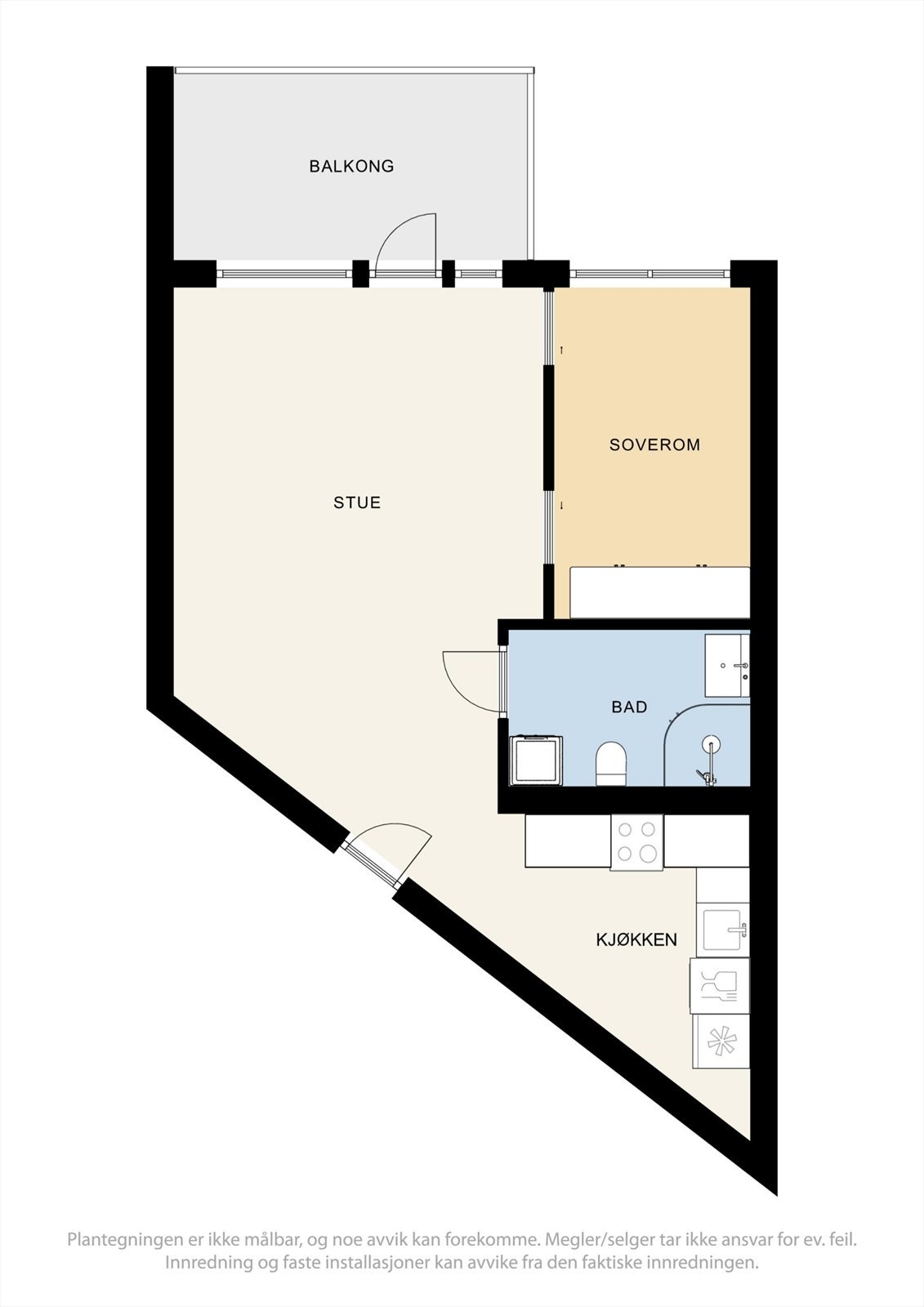 Plantegning - Strømsveien 79C Galleribilde