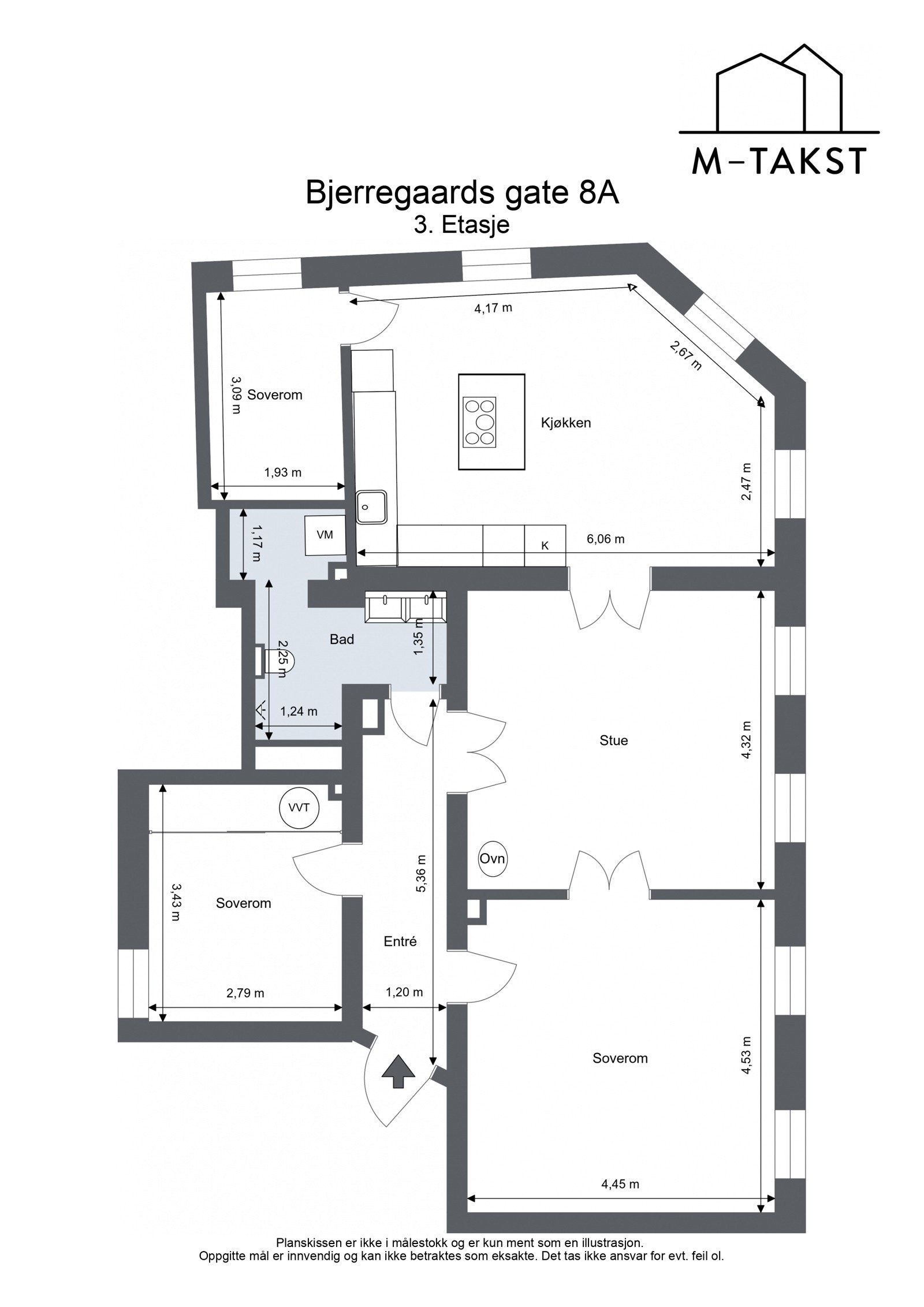 Bjerregaards gate 8A - 3. Etasje Galleribilde