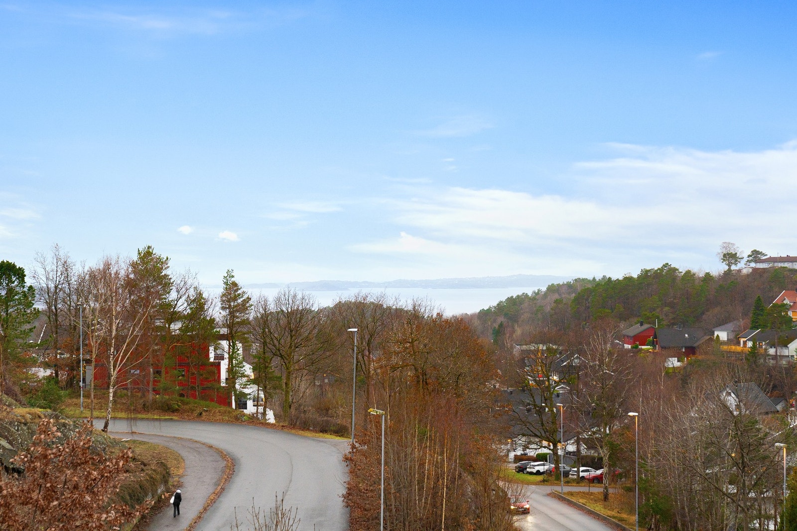 Utsikt fra terrassen. Galleribilde