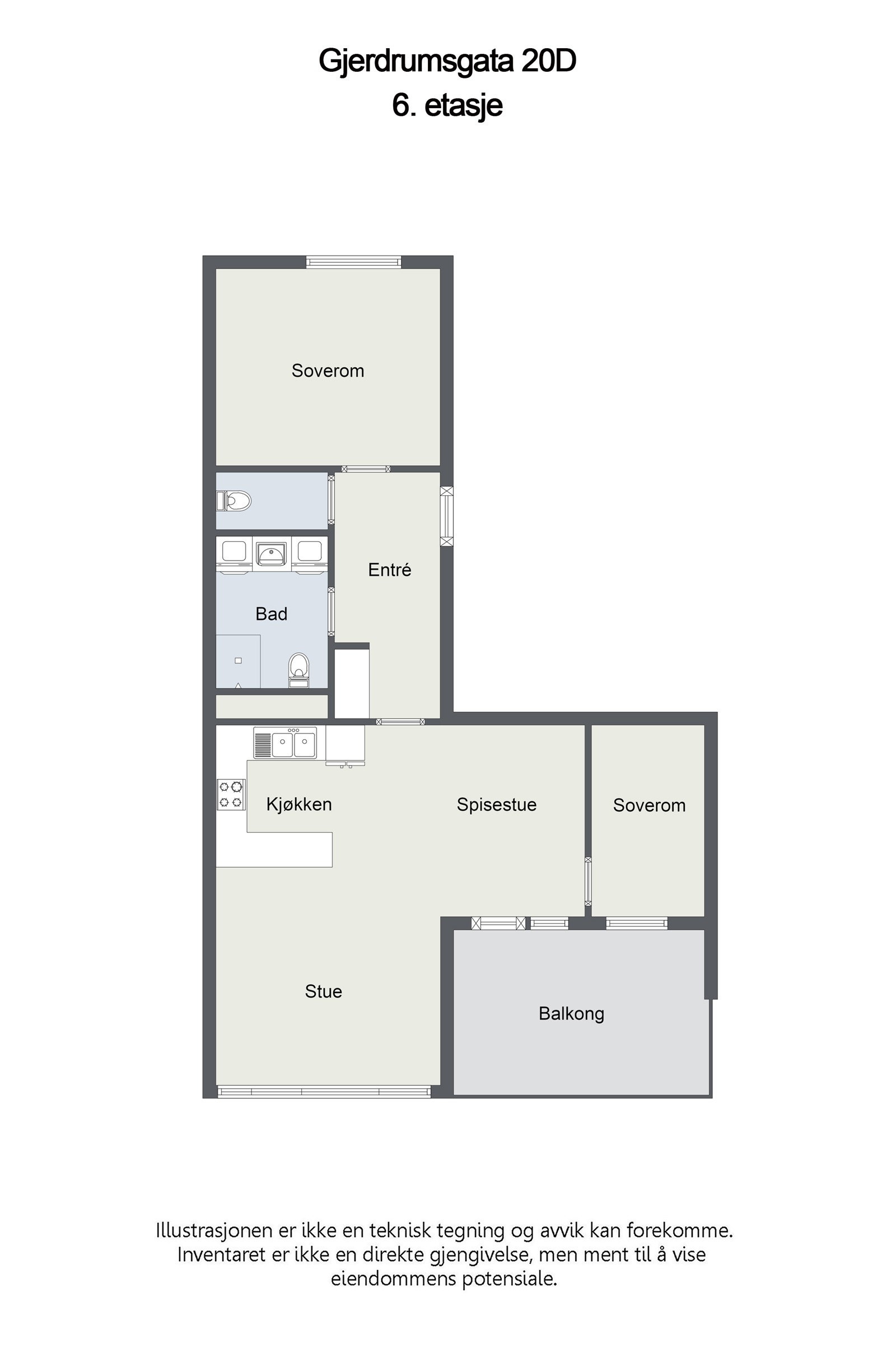 Plantegning. Galleribilde