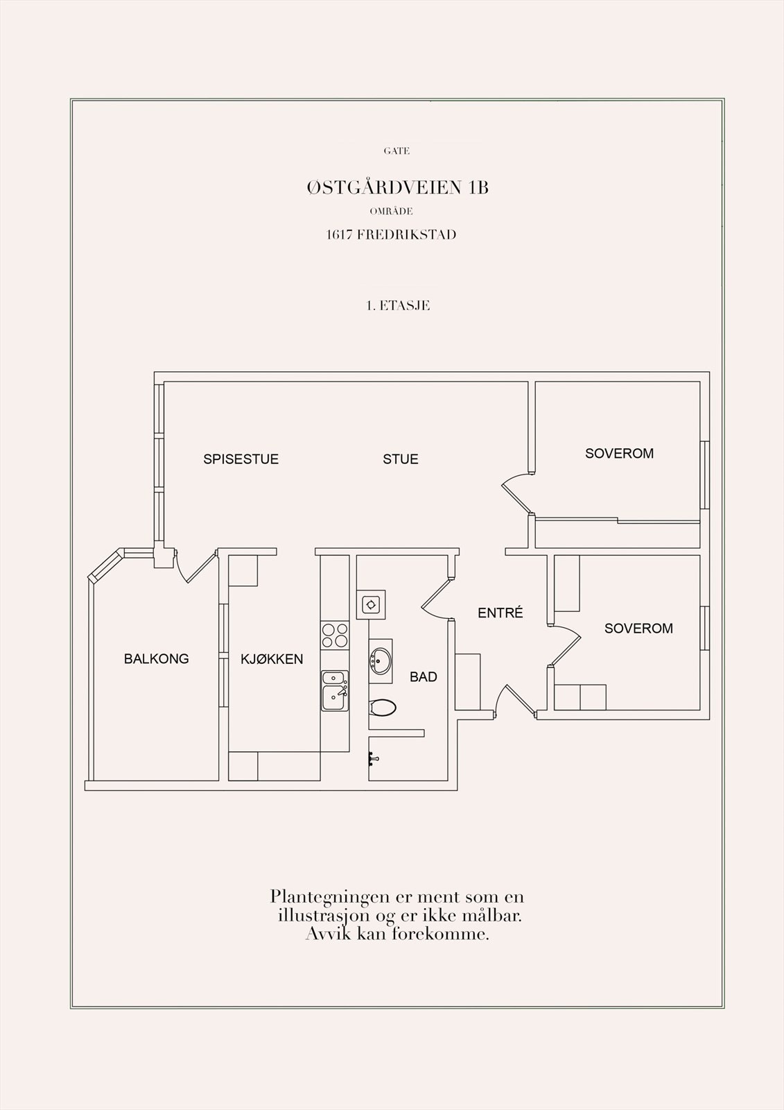 Plantegning Galleribilde