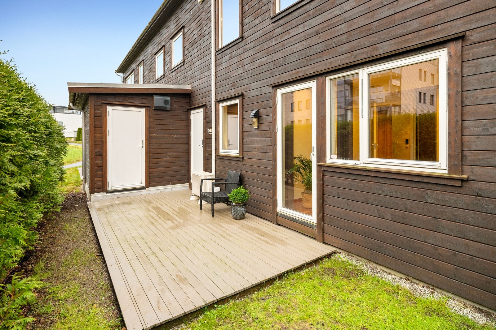 Terrasse med tilkomst fra hovedsoverommet Galleribilde