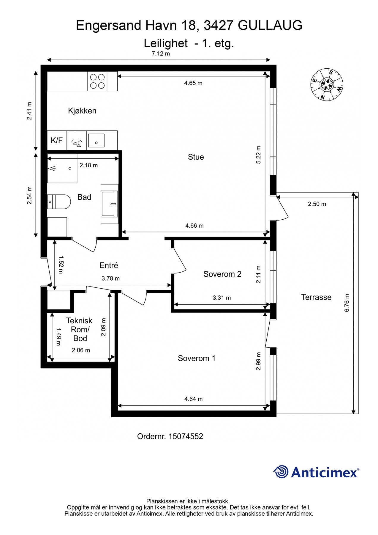 Plantegning. Galleribilde