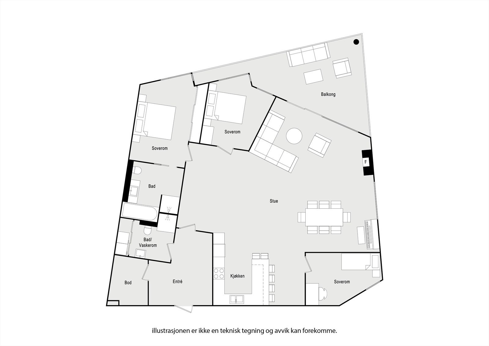 Planskisse Galleribilde