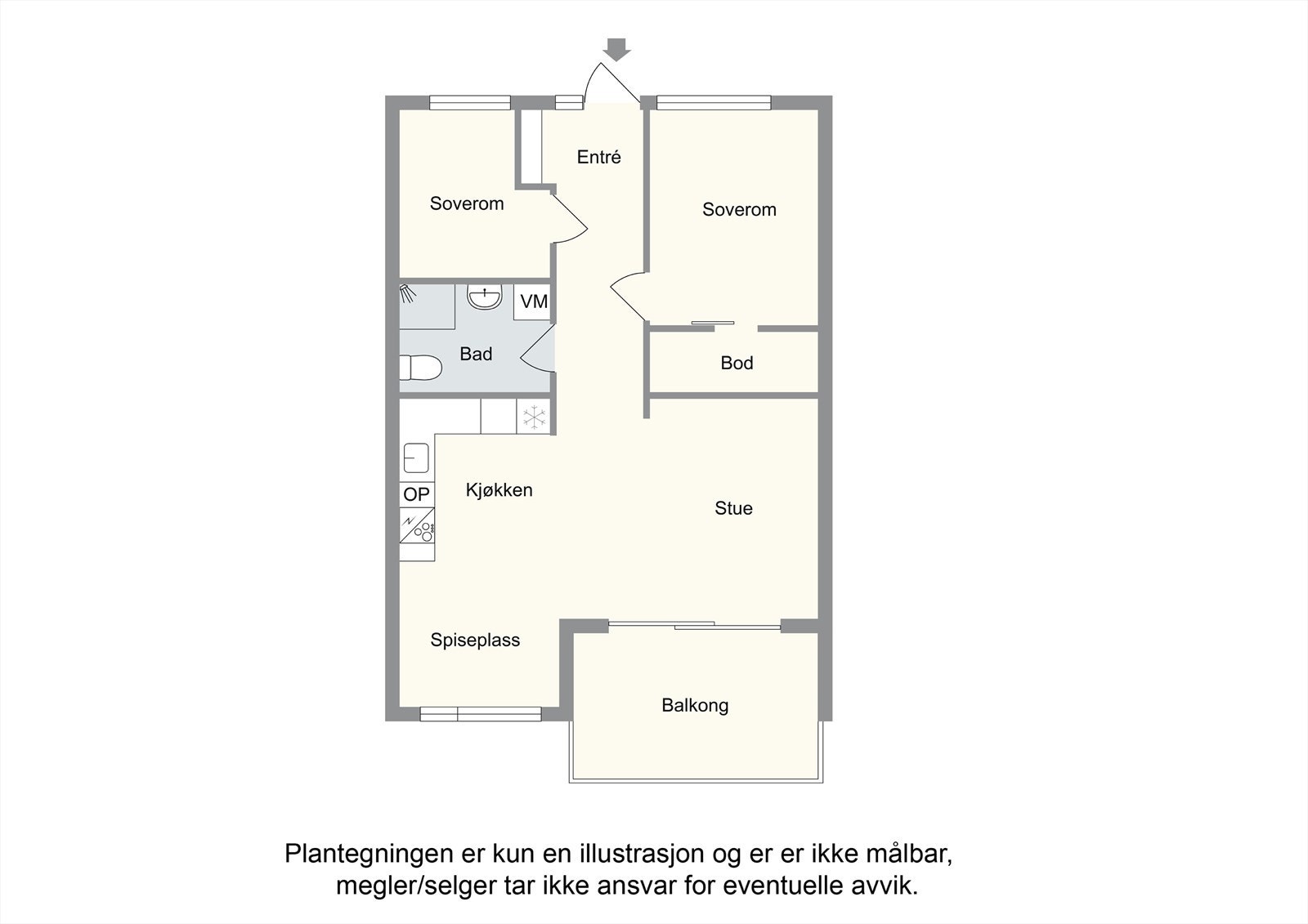 Plantegning Galleribilde