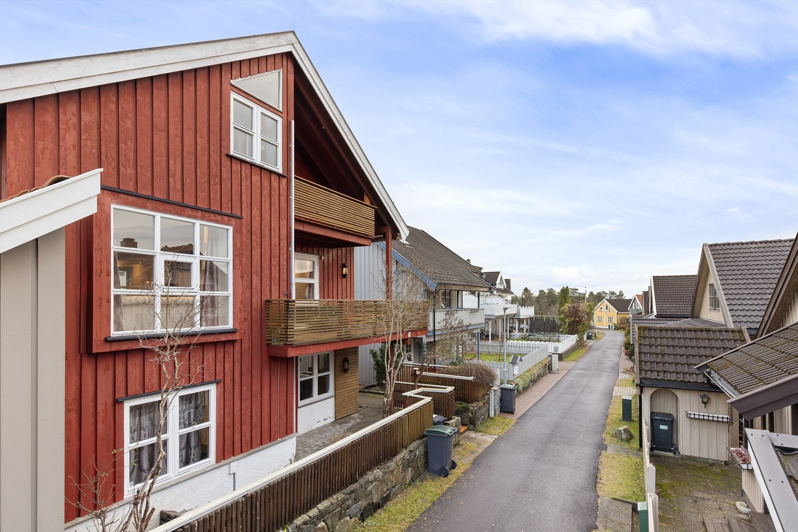 Huset ligger i et særdeles barnevennlig område Galleribilde