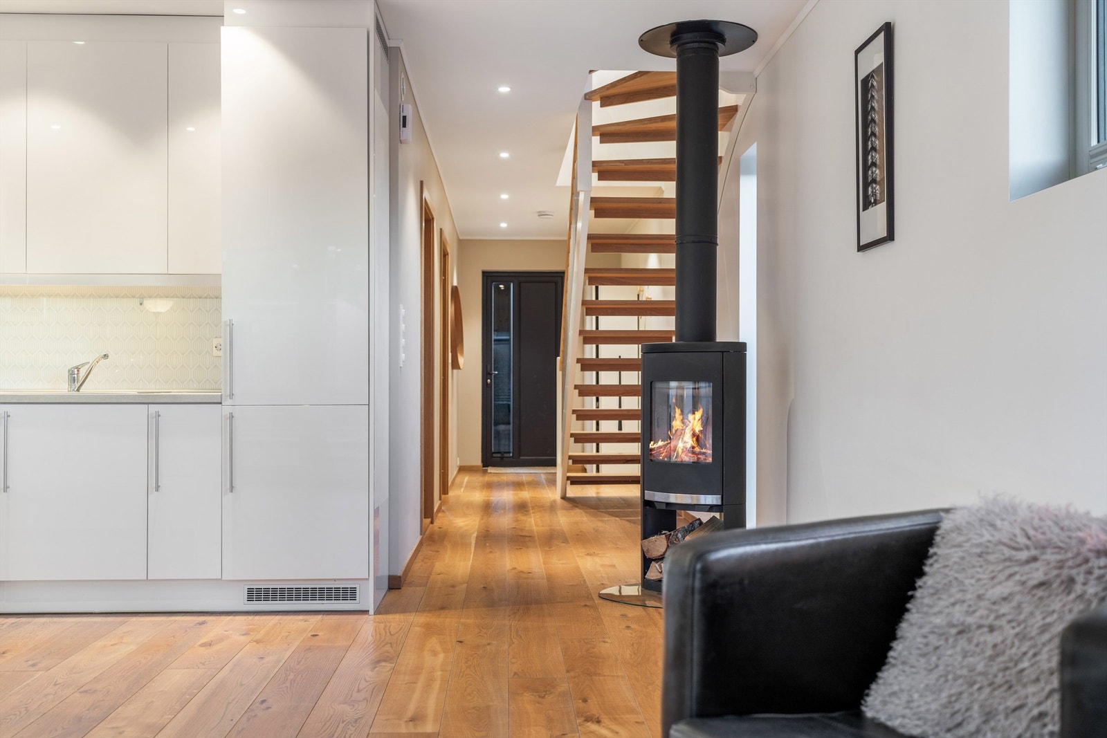 Peisovn som bidrar til hygge og kos i kalde dager. Galleribilde