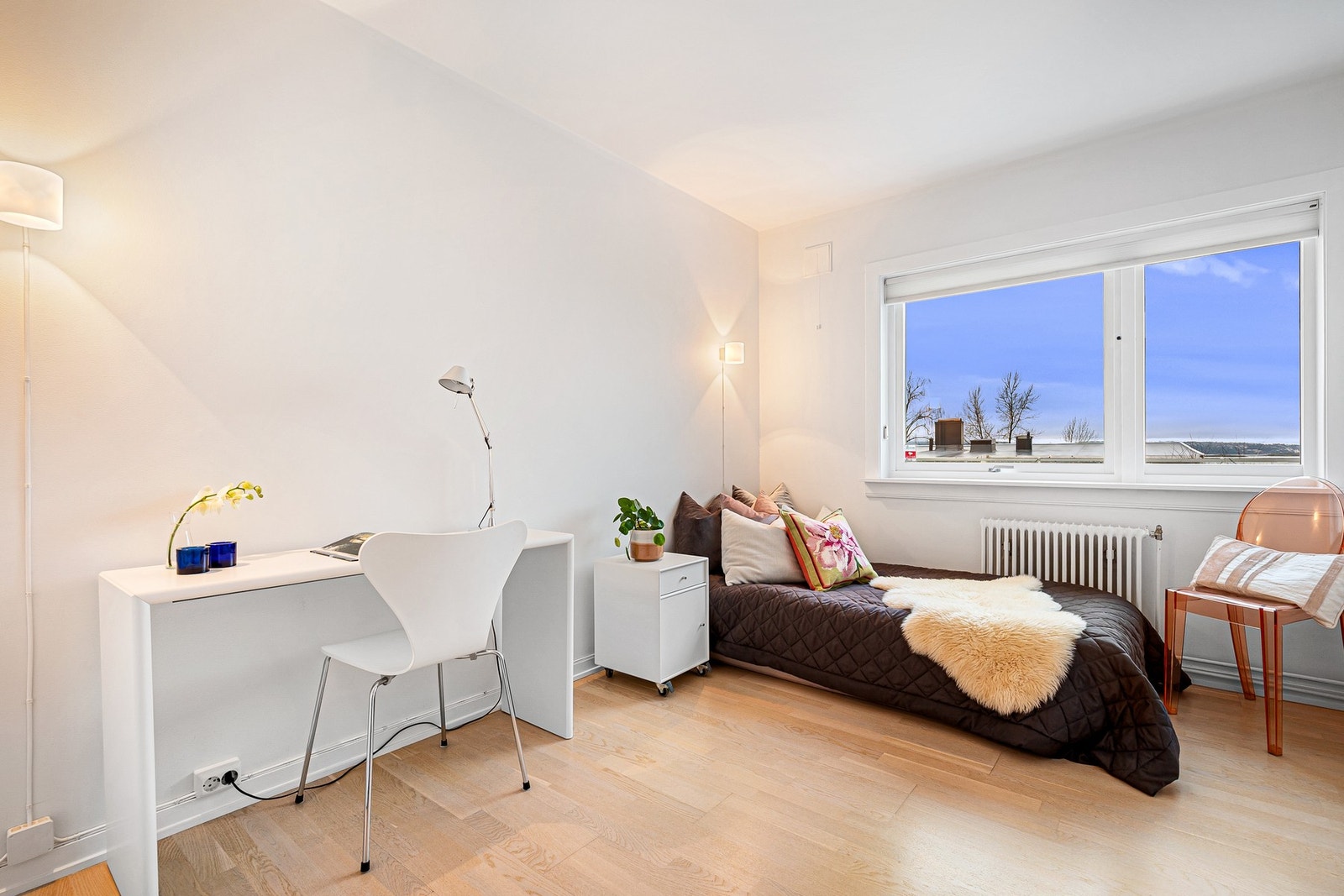 Det mindre rommet egner seg godt som barne- eller gjesterom. Galleribilde