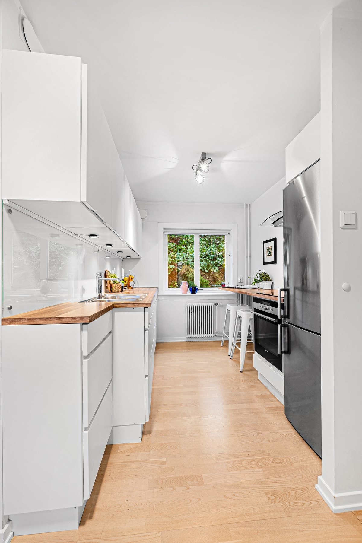 Det er installert et praktisk og trygghetsskapende automatisk vannstoppesystem. Galleribilde