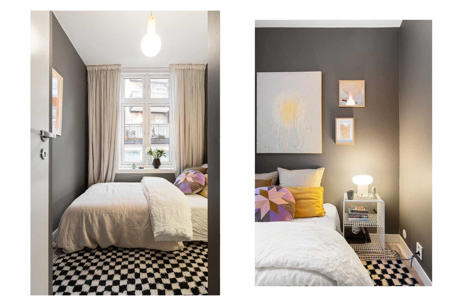 Soverommet vender mot stille og rolig bakgård. Galleribilde