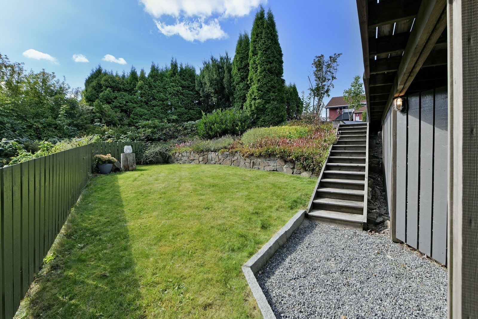 Uteområde - flott beliggenhet uten gjenboere - pent opparbeidet tomt Galleribilde