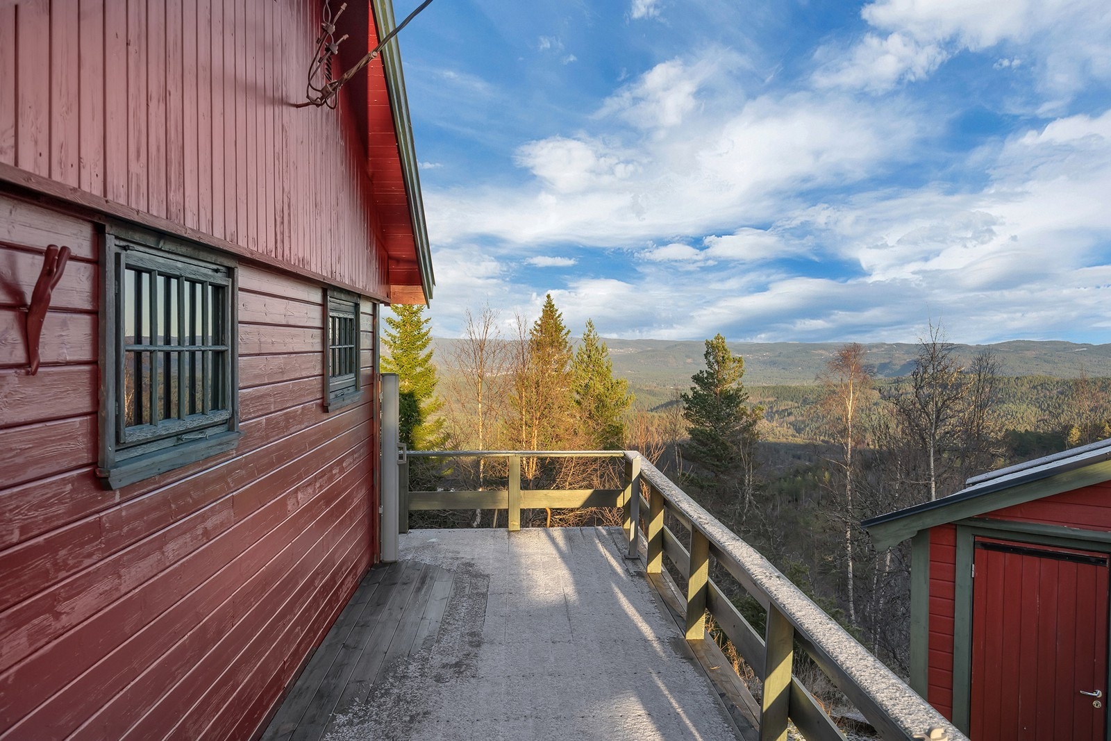 Helt nydelig utsikt med gode solforhold Galleribilde