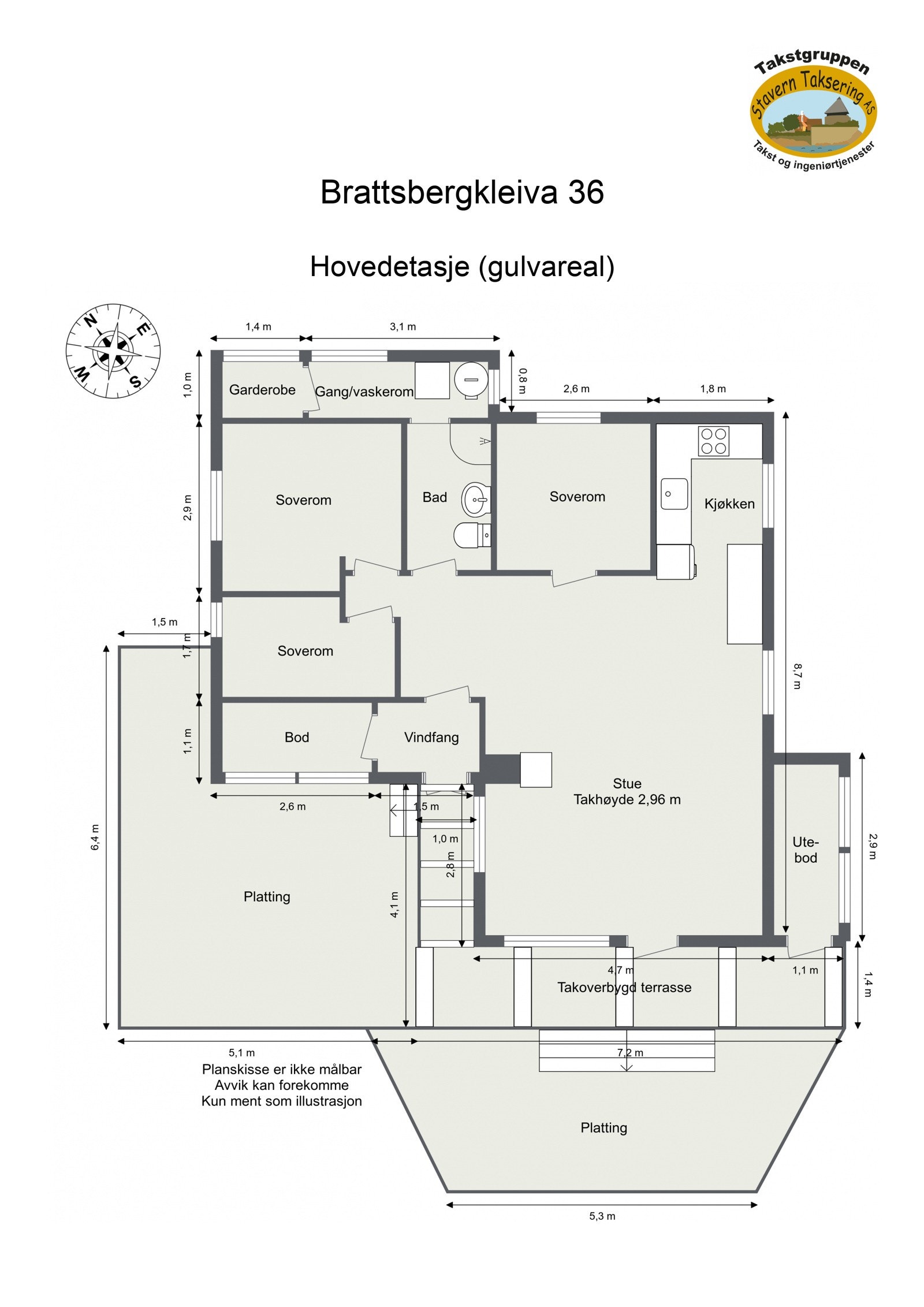 Plantegning. Galleribilde