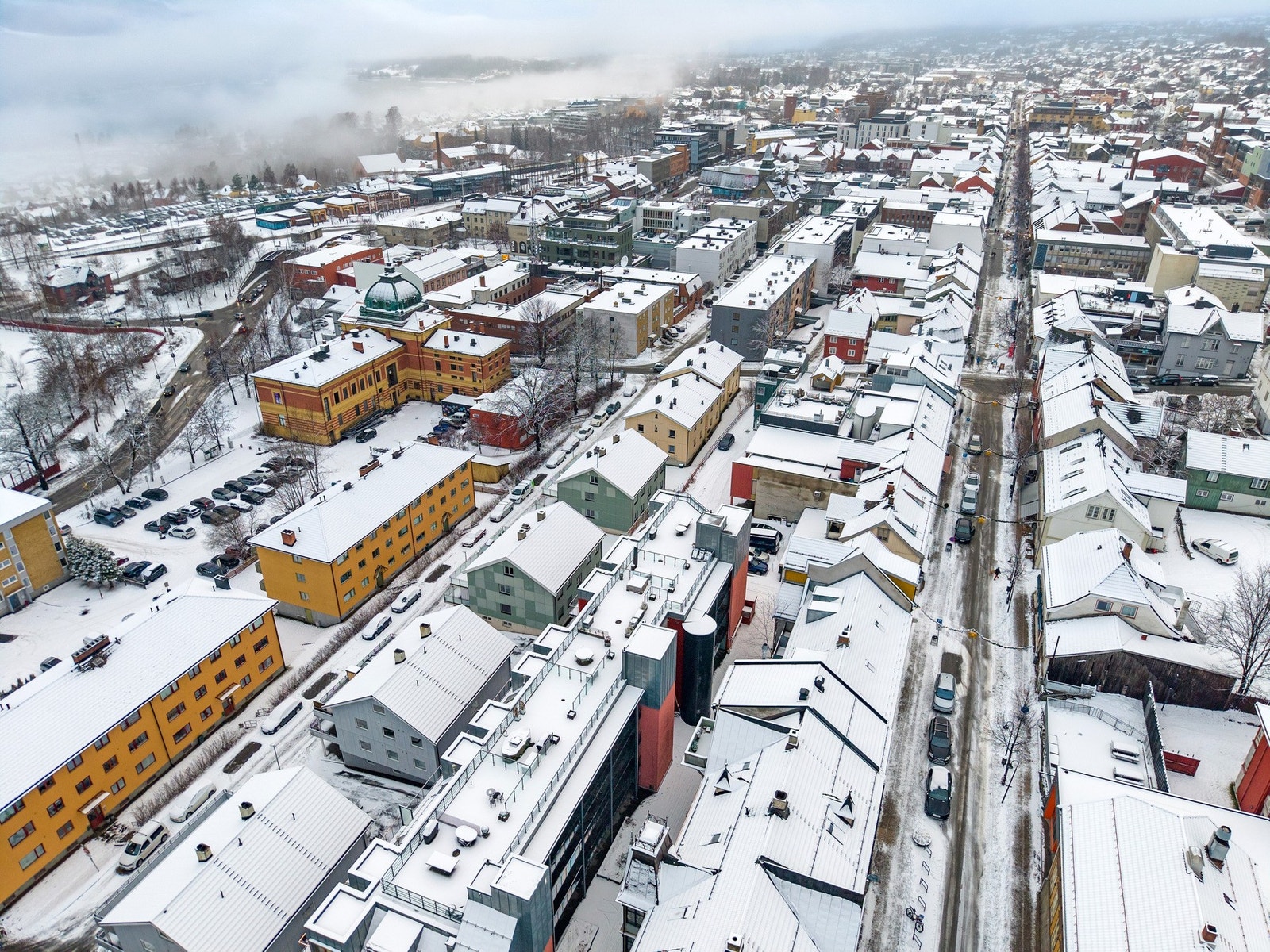 Gågata er et steinkast unna Galleribilde