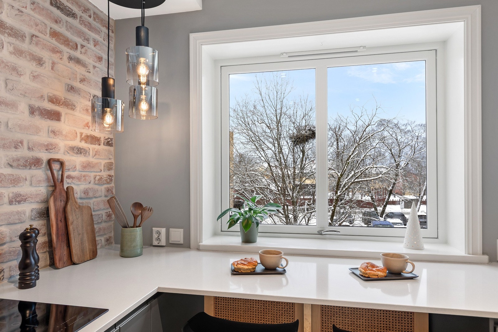 Vestvendte vinduer Galleribilde