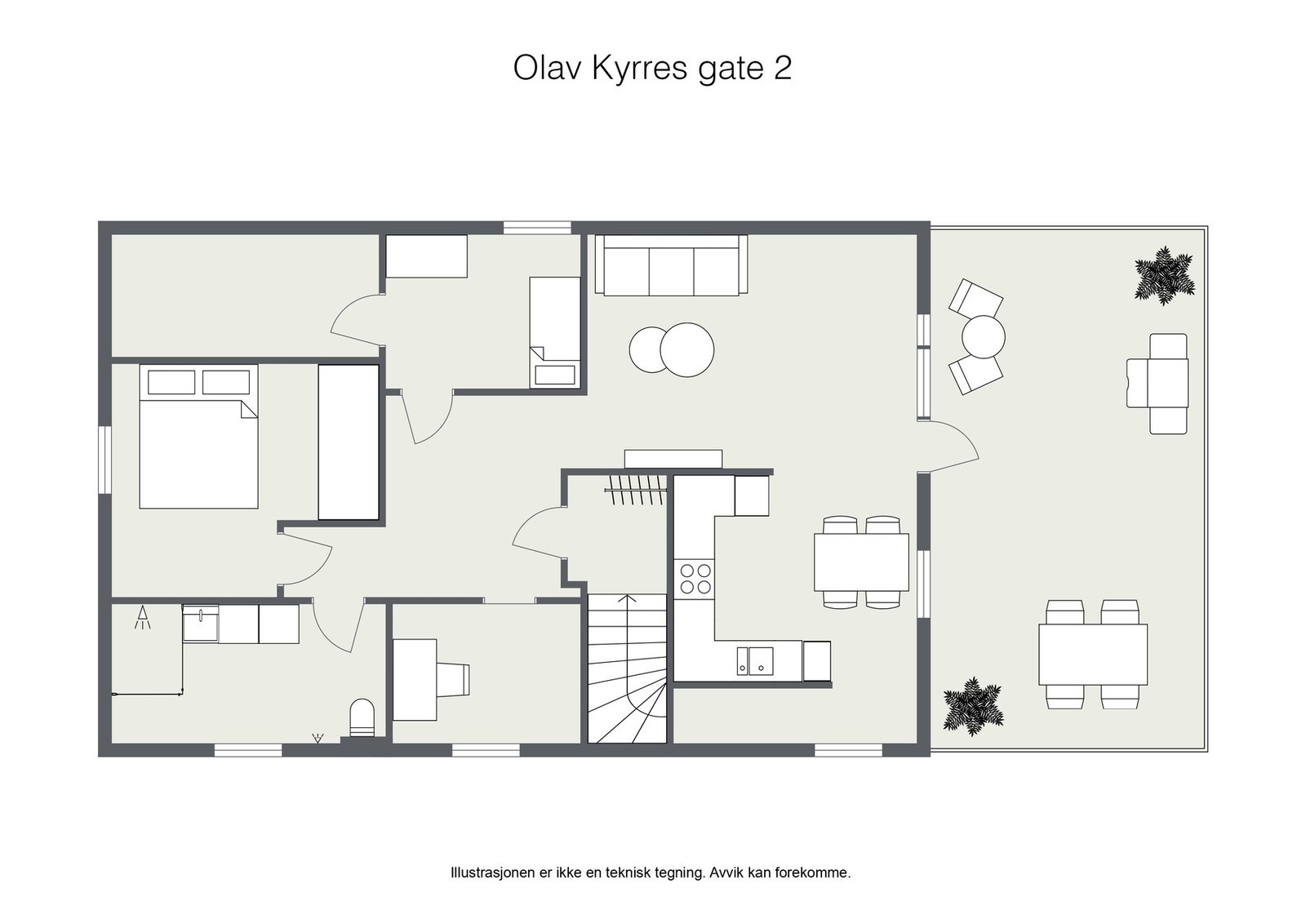 Plantegning. Galleribilde