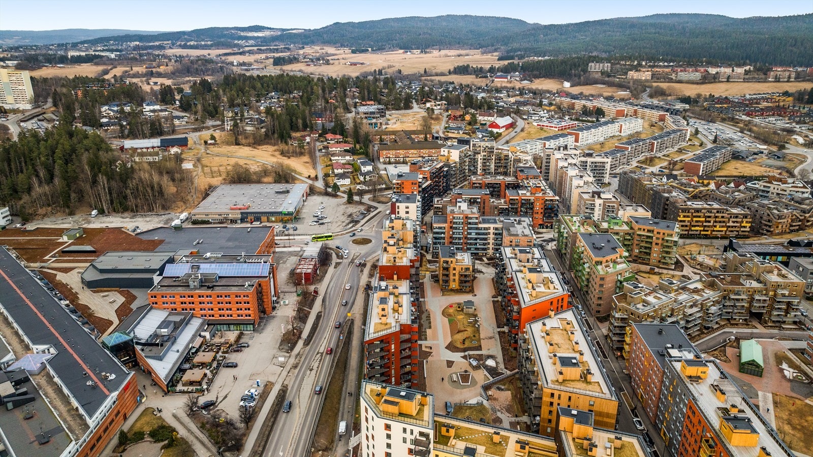 Gangavstand til alt som kjøpesenter, butikker, spisesteder og kollektivtransport Galleribilde