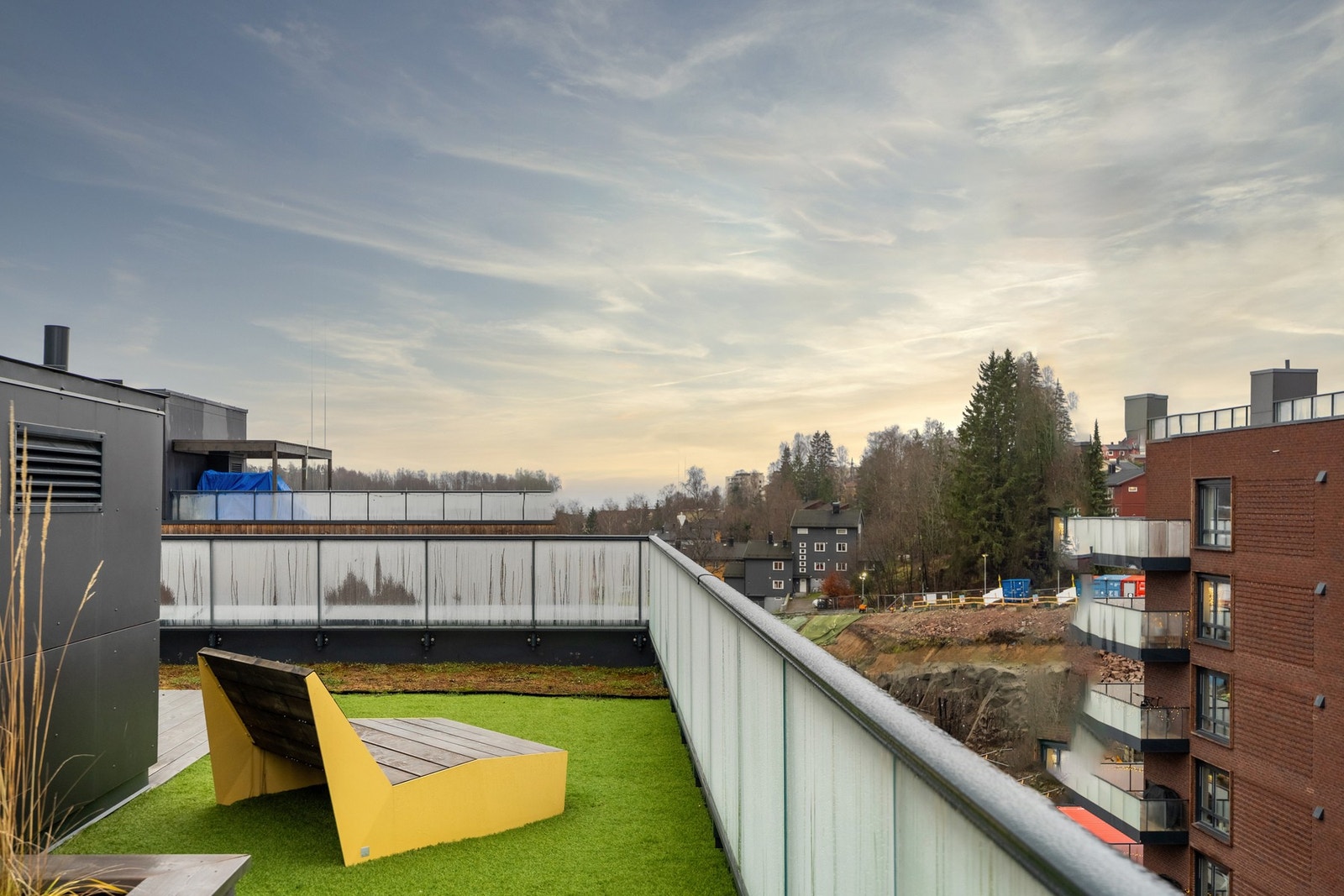 Her er det masse sol og nydelig utsikt mot byen og Kjelsås Galleribilde