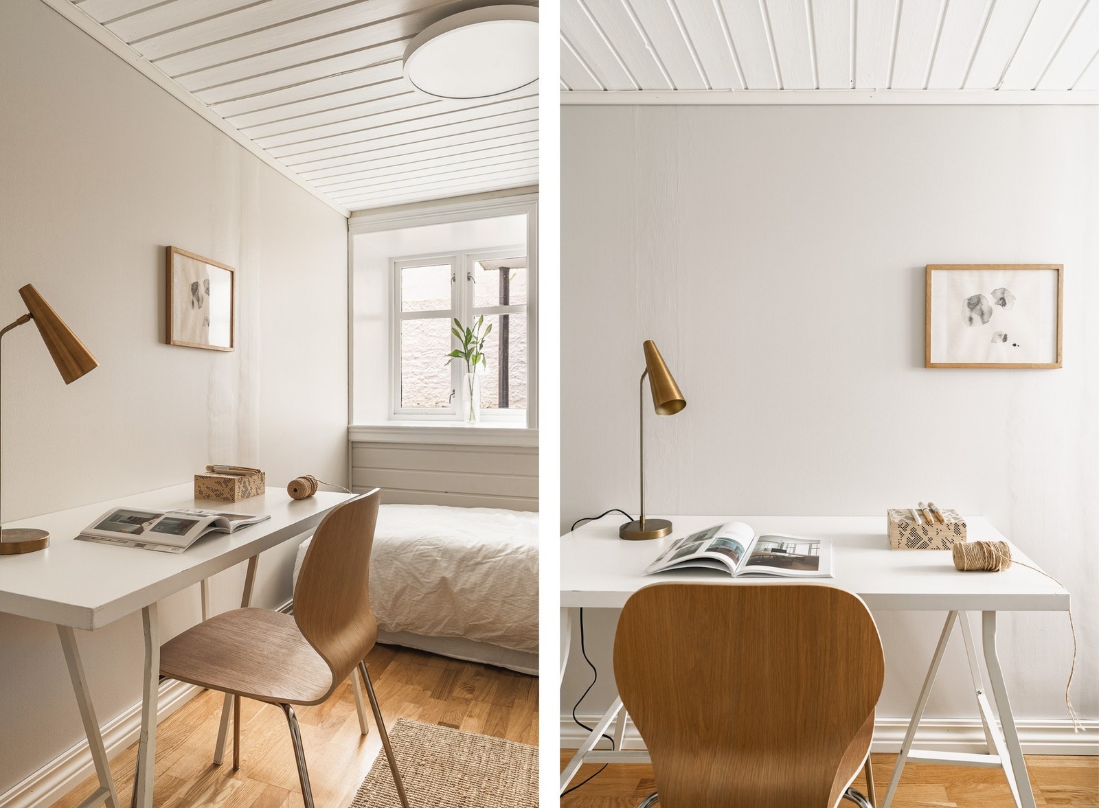 Det er god plass til dobbeltseng og oppbevaringsløsninger. Galleribilde