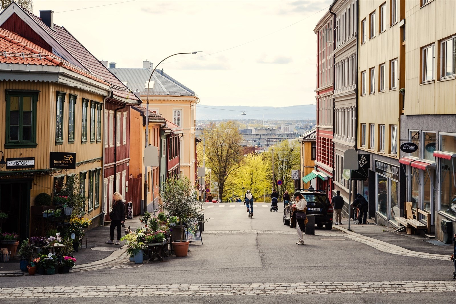 Nærområdet - Kampen er kjent for vakker trehusbebyggelse og koselige gater. Galleribilde